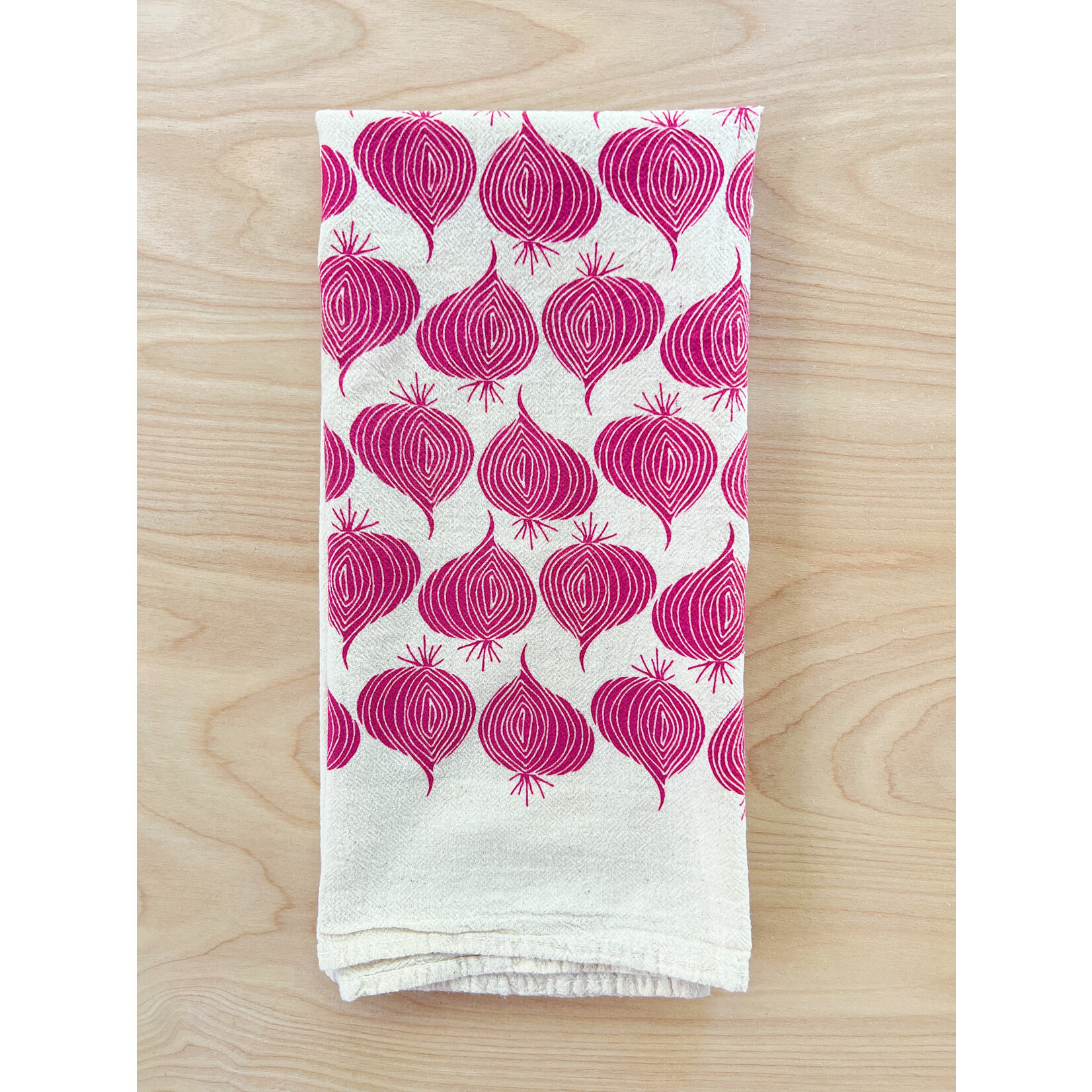 Red Onion Tea Towel