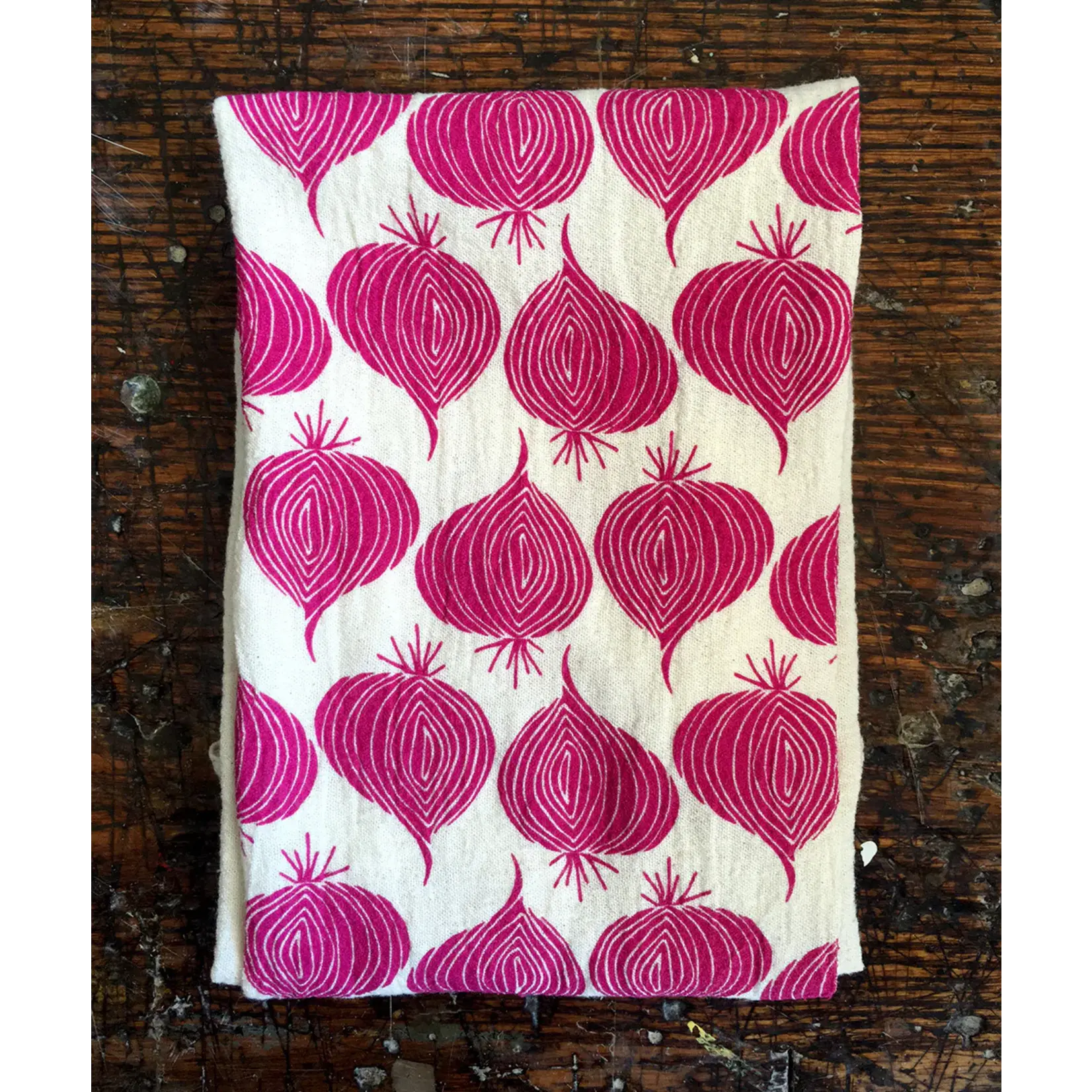 Red Onion Tea Towel