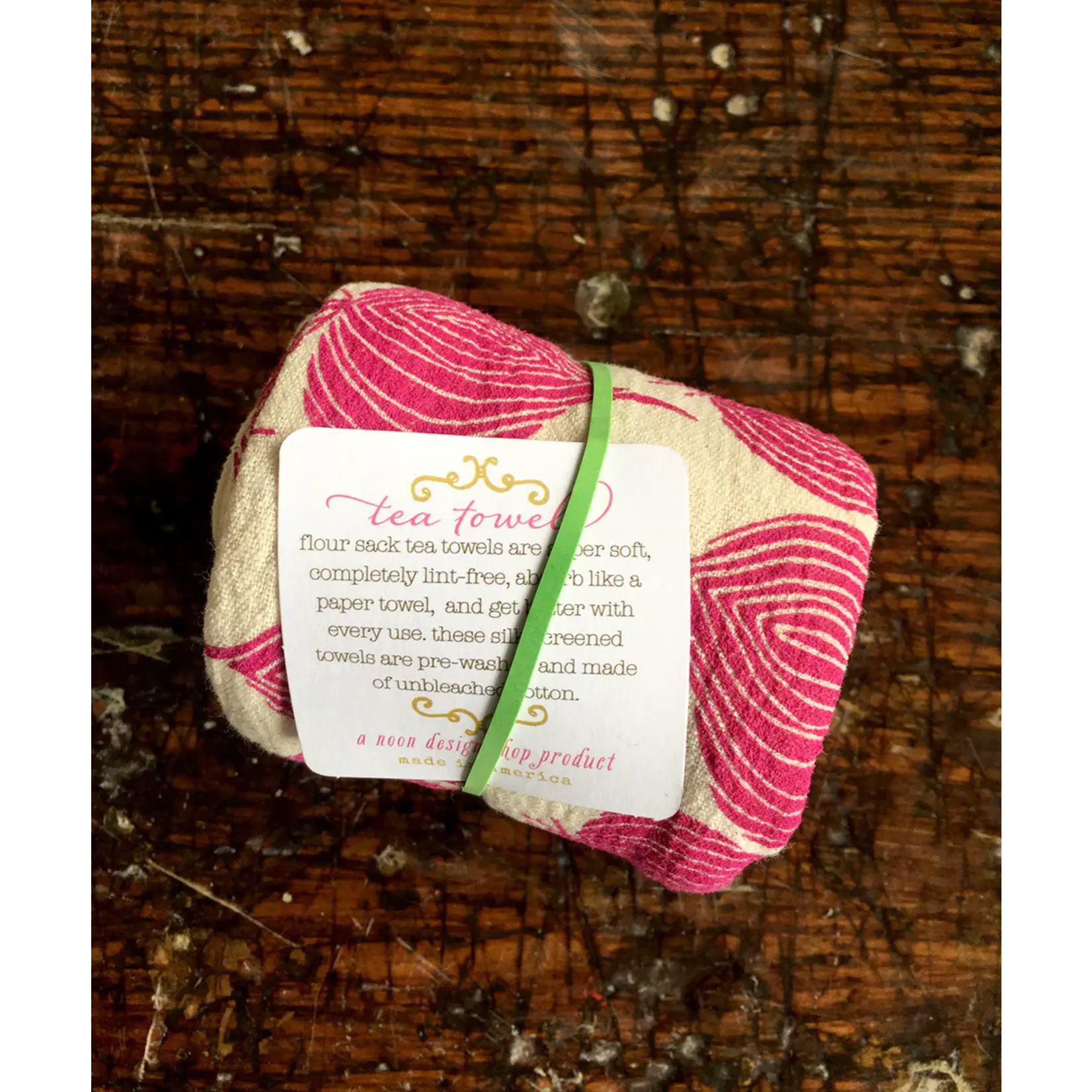 Red Onion Tea Towel
