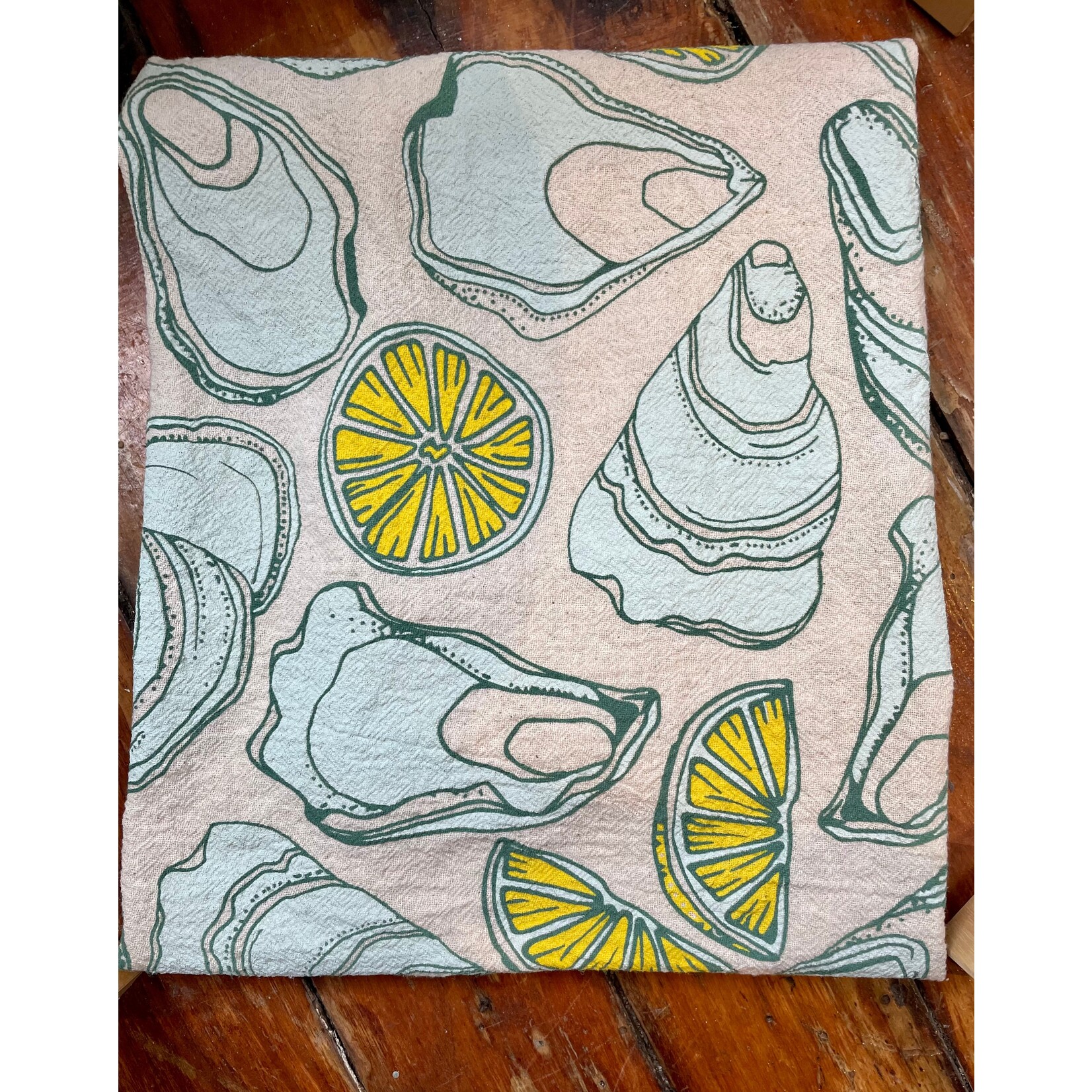 Oysters Tea Towel