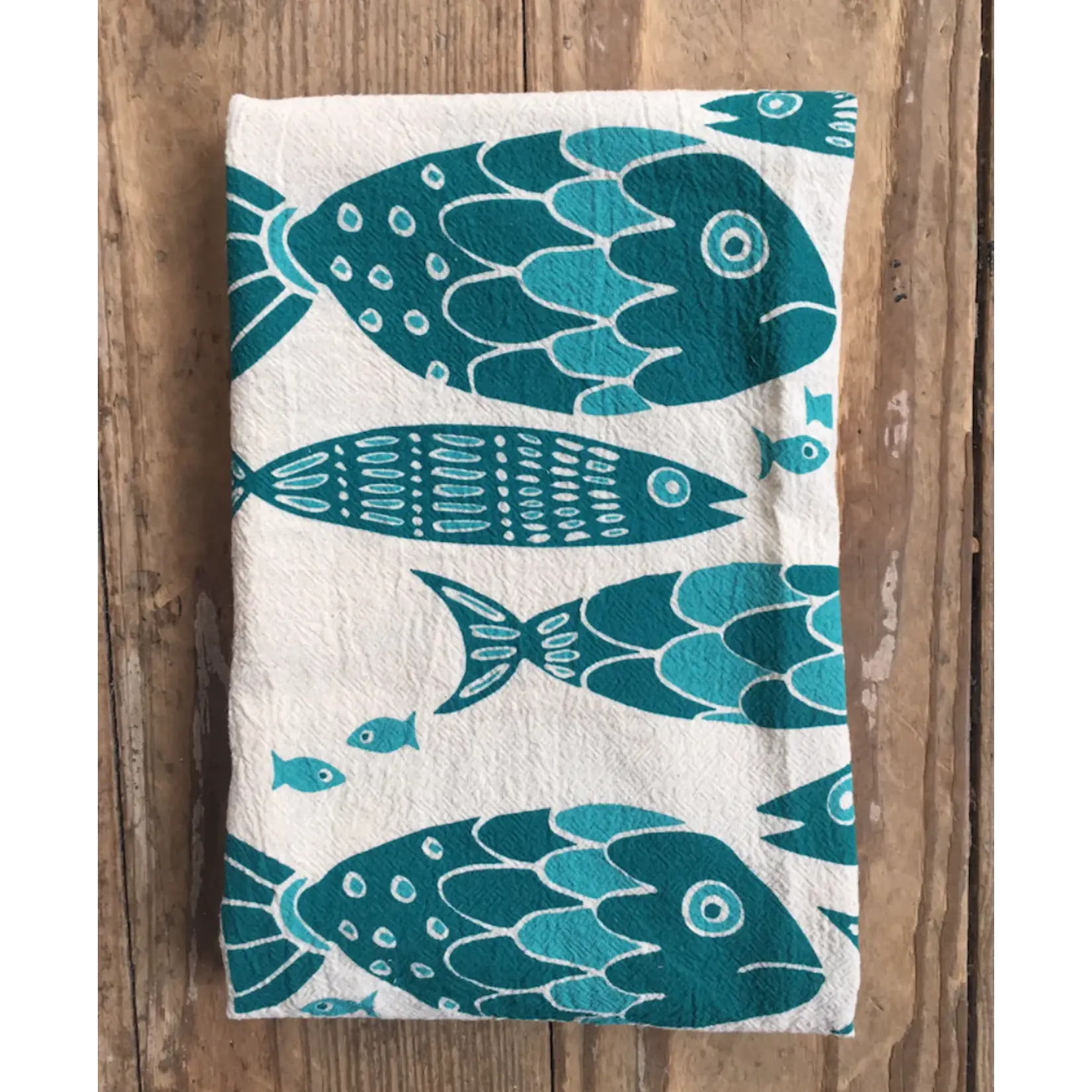 Fish Tribe Tea Towel
