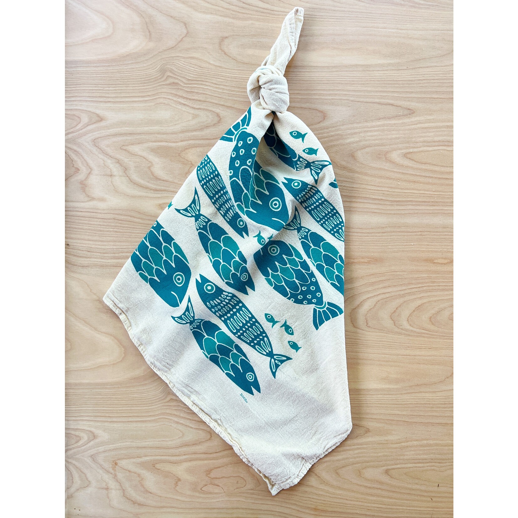 Fish Tribe Tea Towel