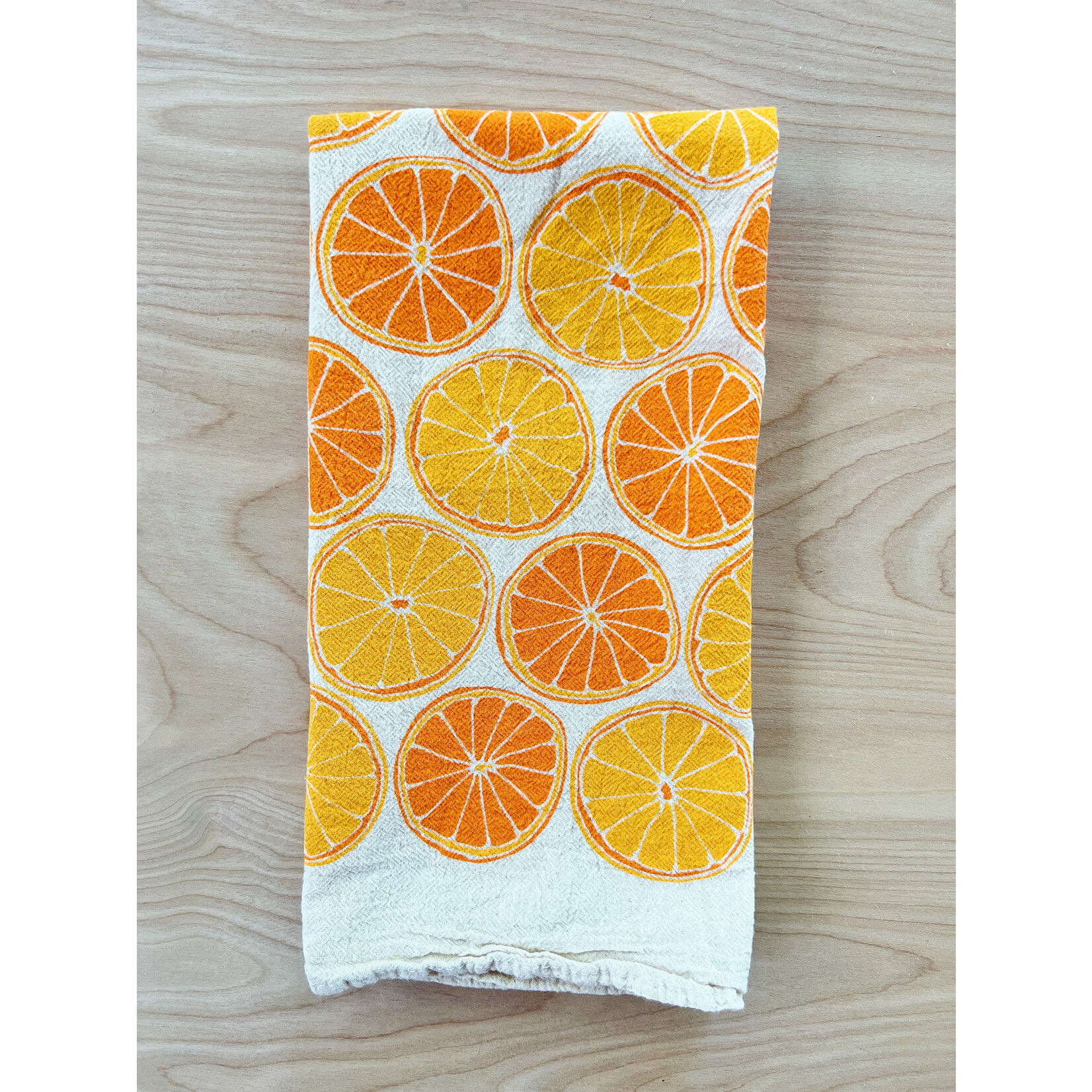 Oranges Tea Towel