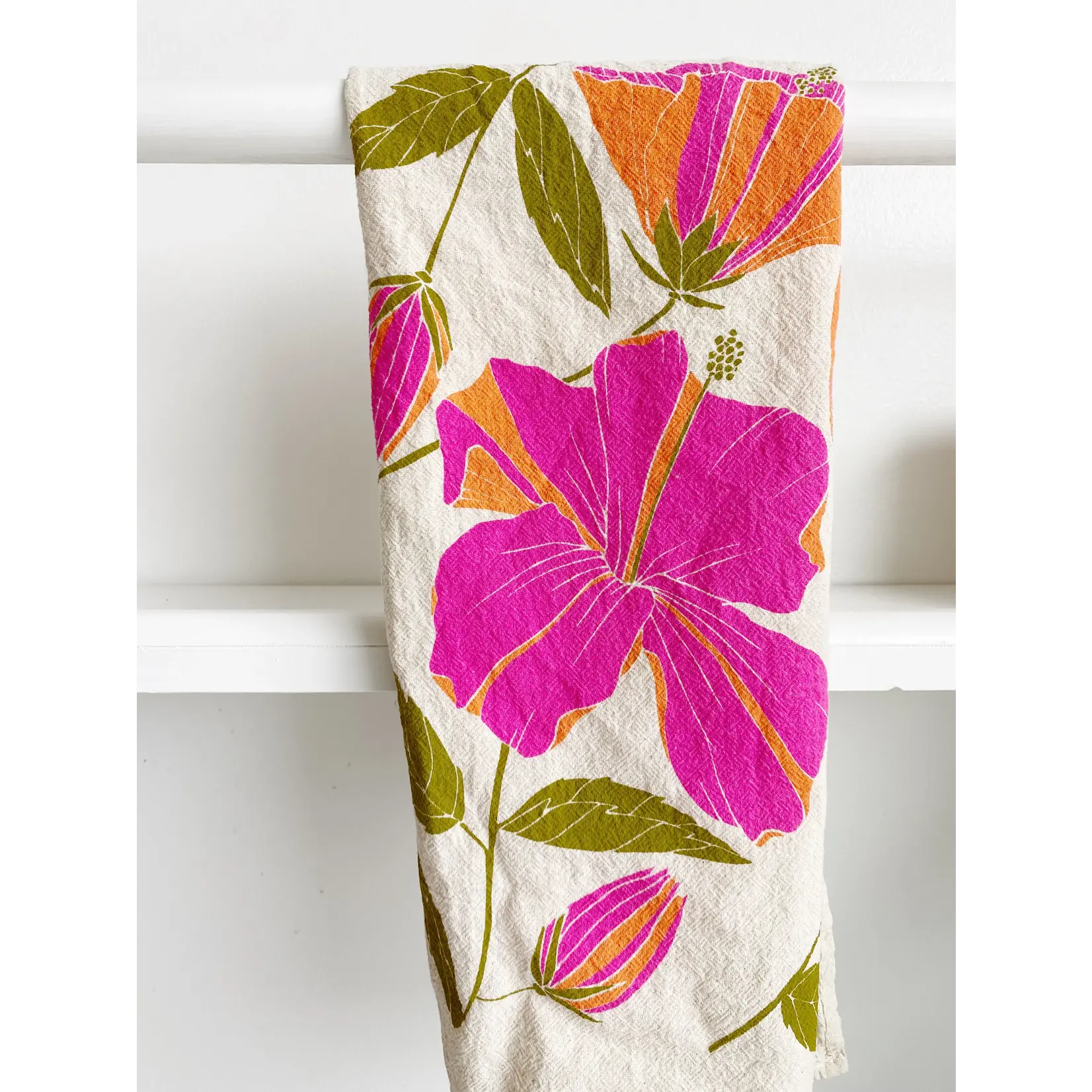 Hibiscus Tea Towel