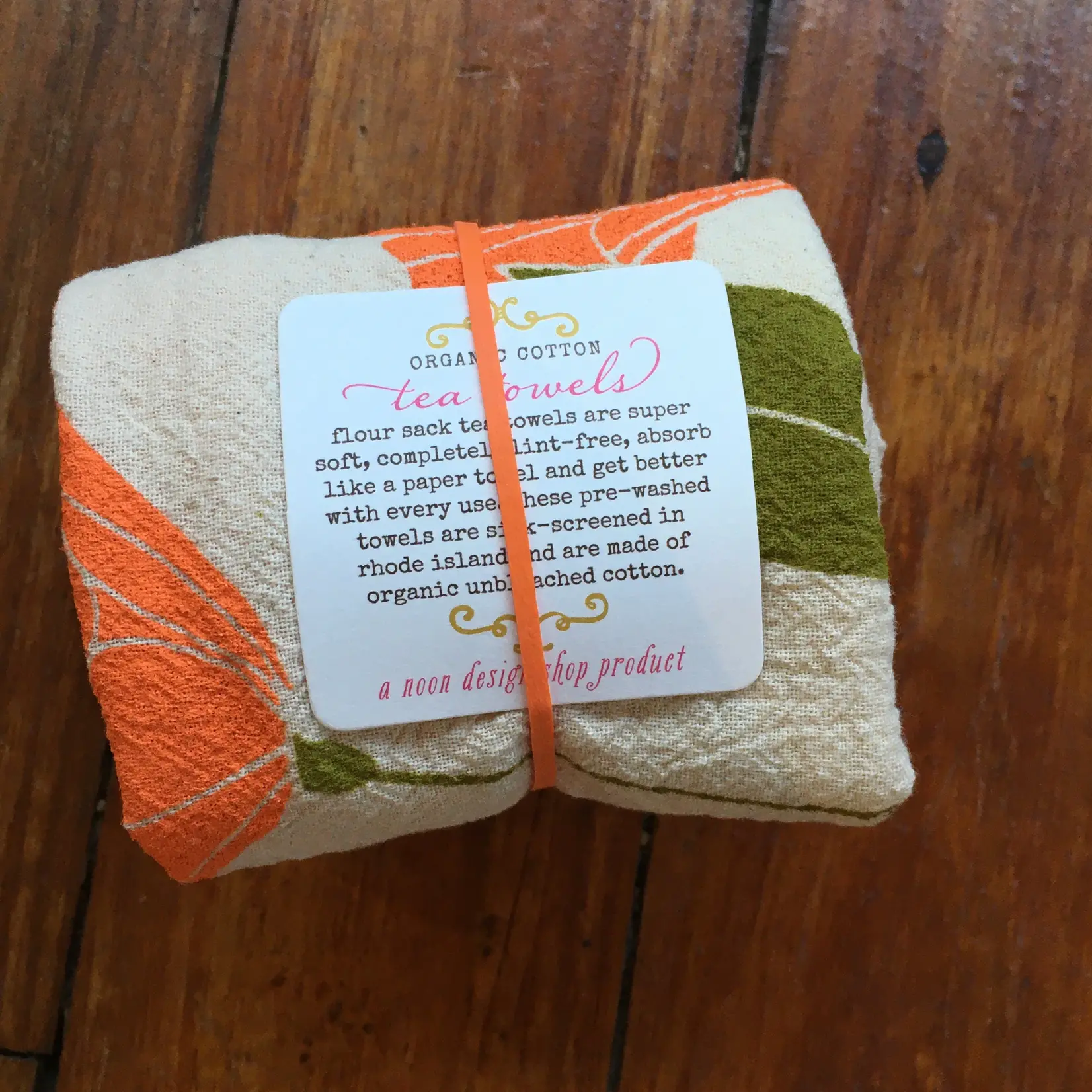 California Poppy Tea Towel