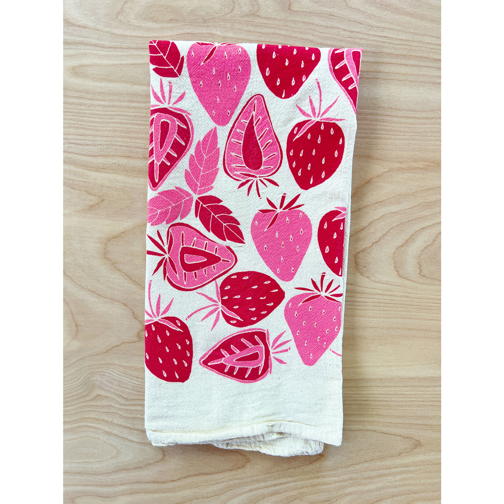 Strawberries Tea Towel