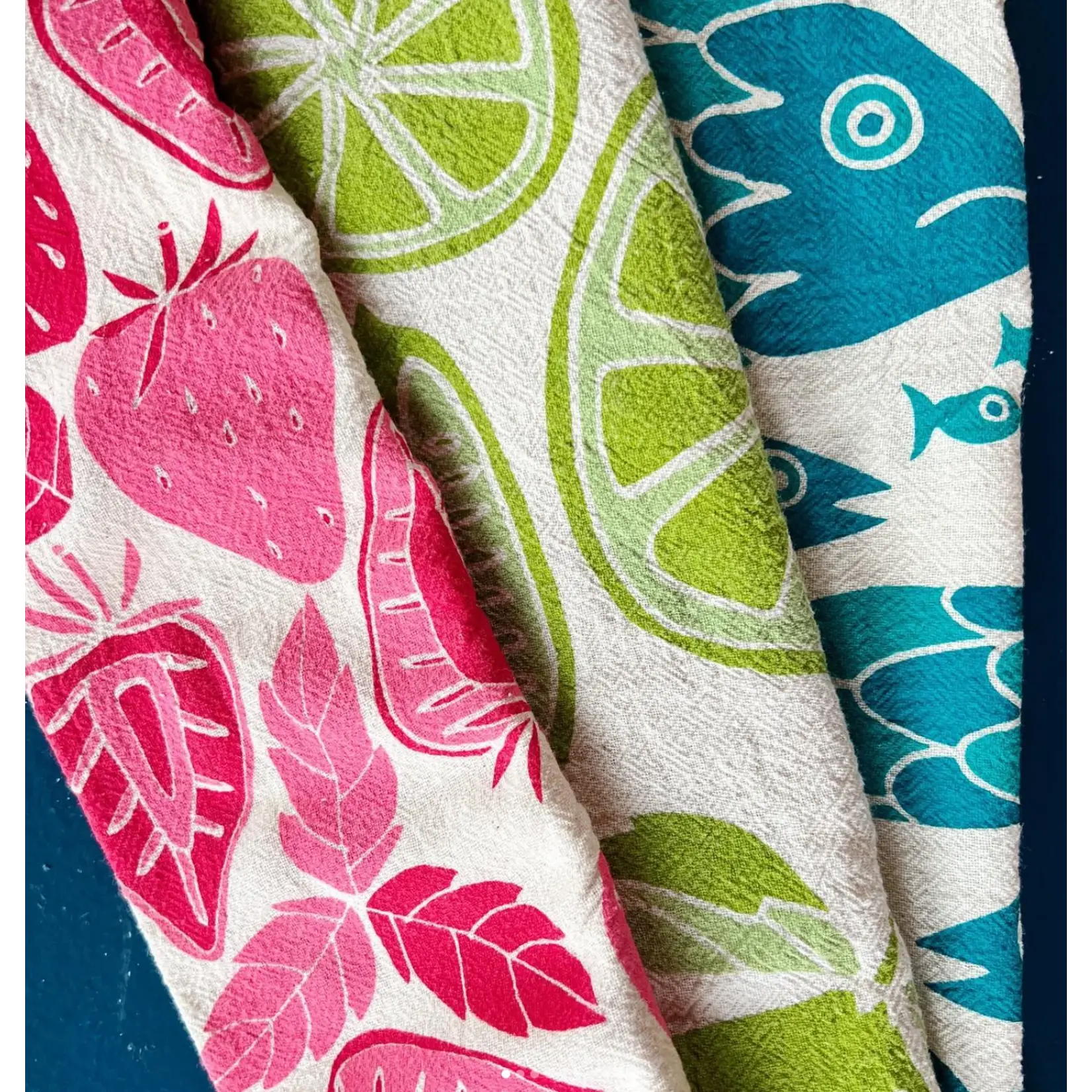 Strawberries Tea Towel