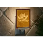 Lotus Flower Porcelain Lithophane Night Light