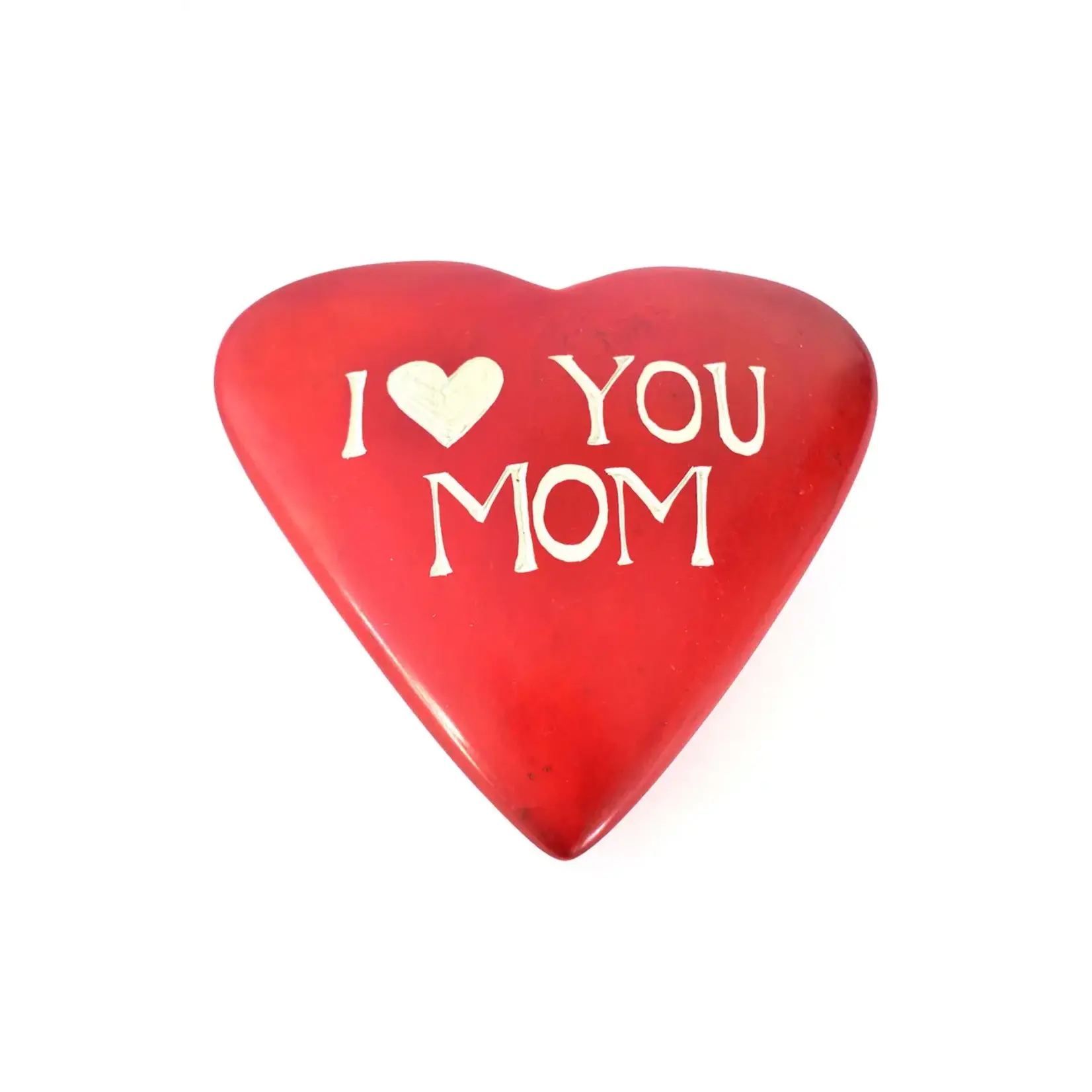 "I Love You, Mom" Heart Stone