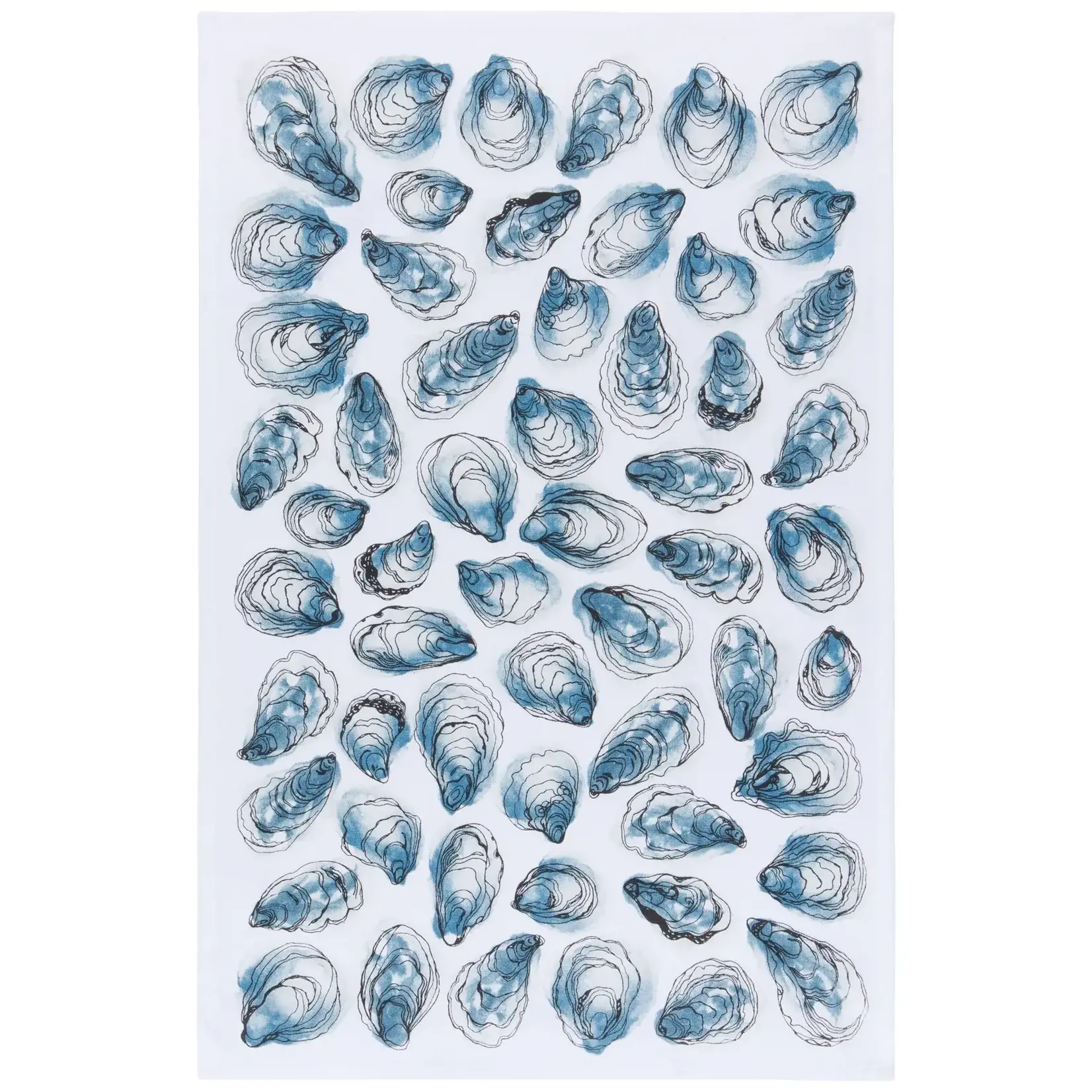 Oysters Printed Dishtowel