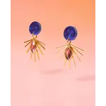 Deep Blue and Purple Small Dangles