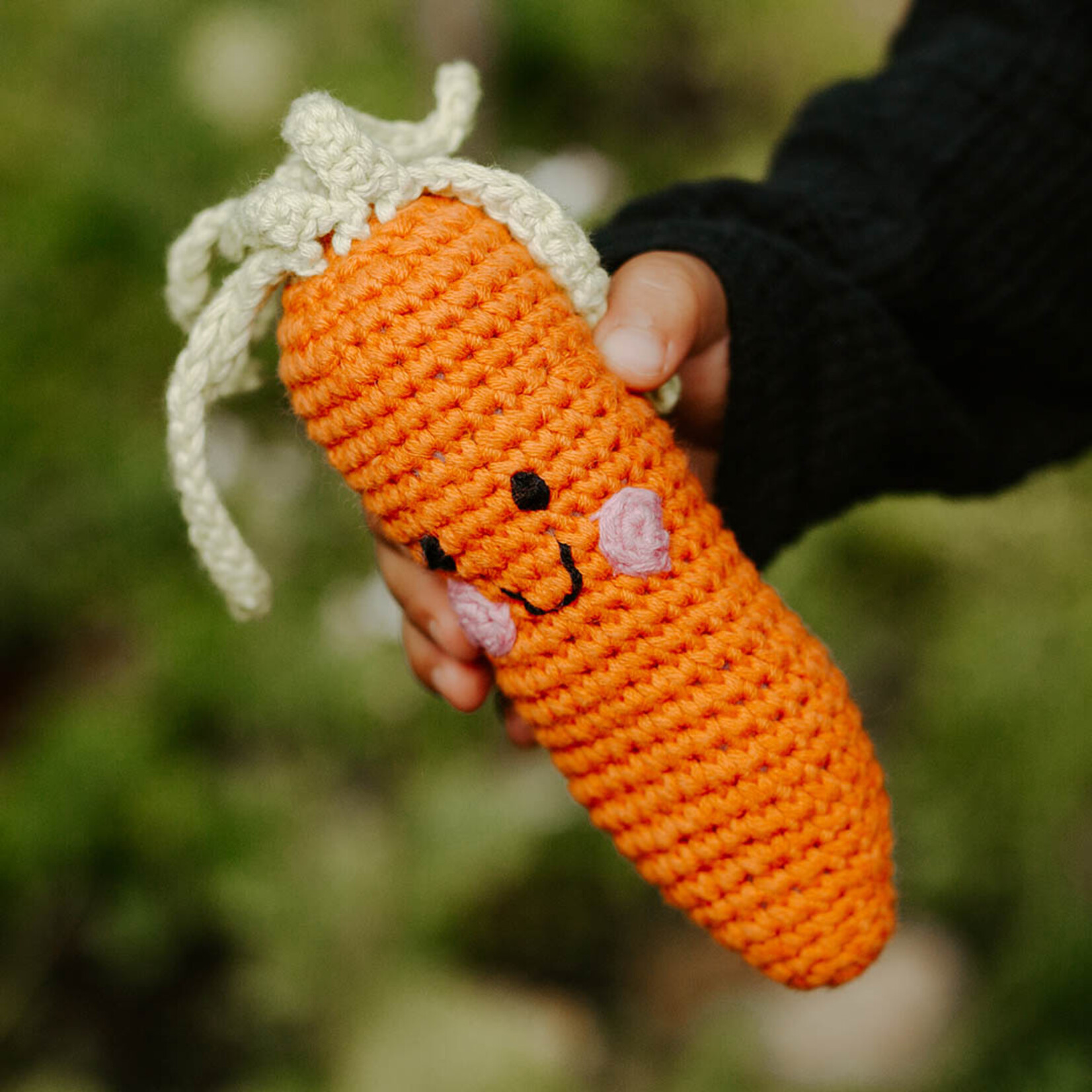 Crochet Rattle - Carrot