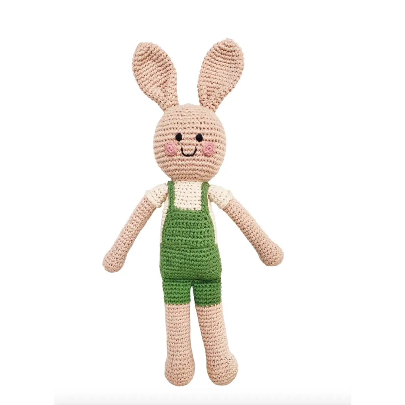 Crochet Velvety Springtime Bunny (Green)