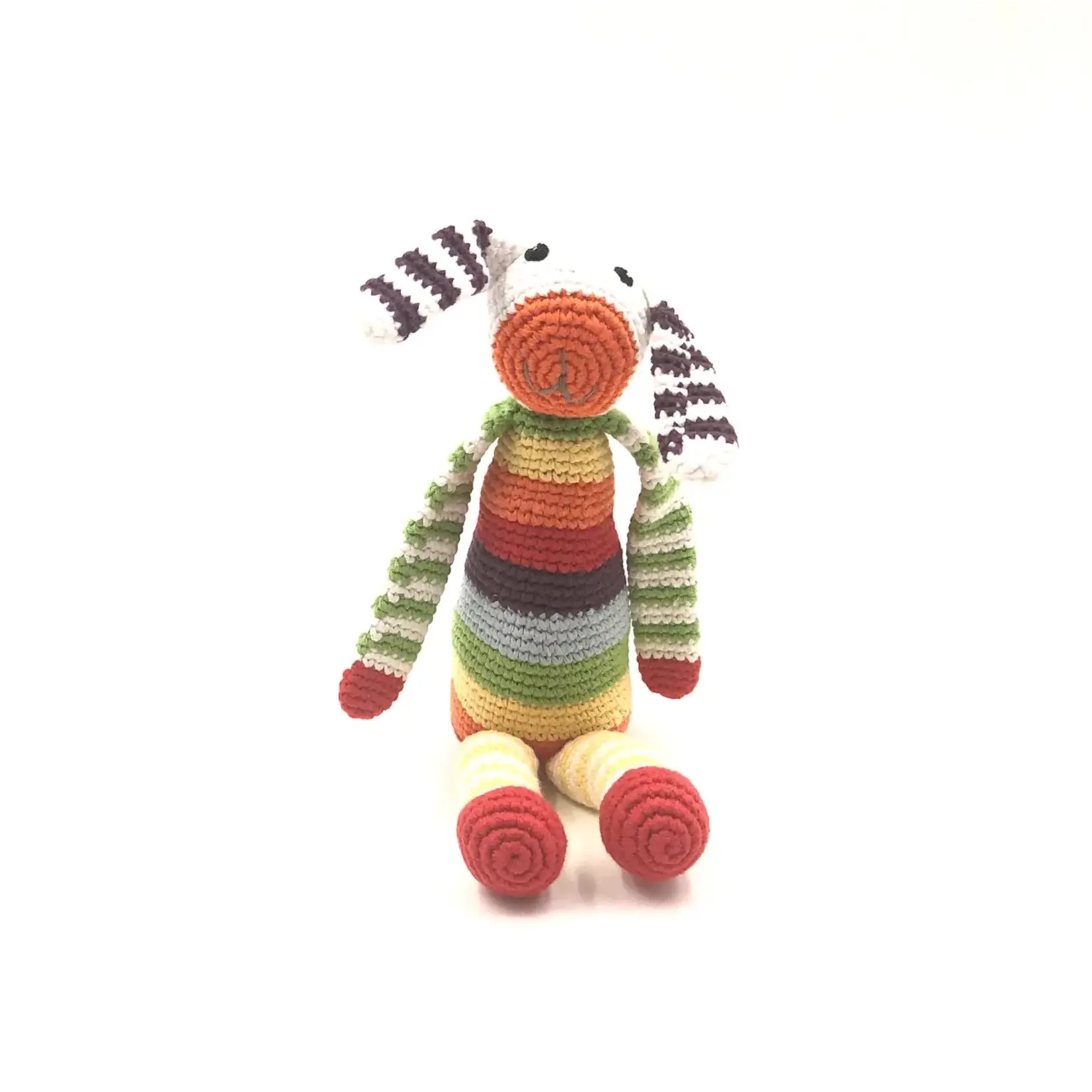 Velvet Plush - Rainbow Bunny