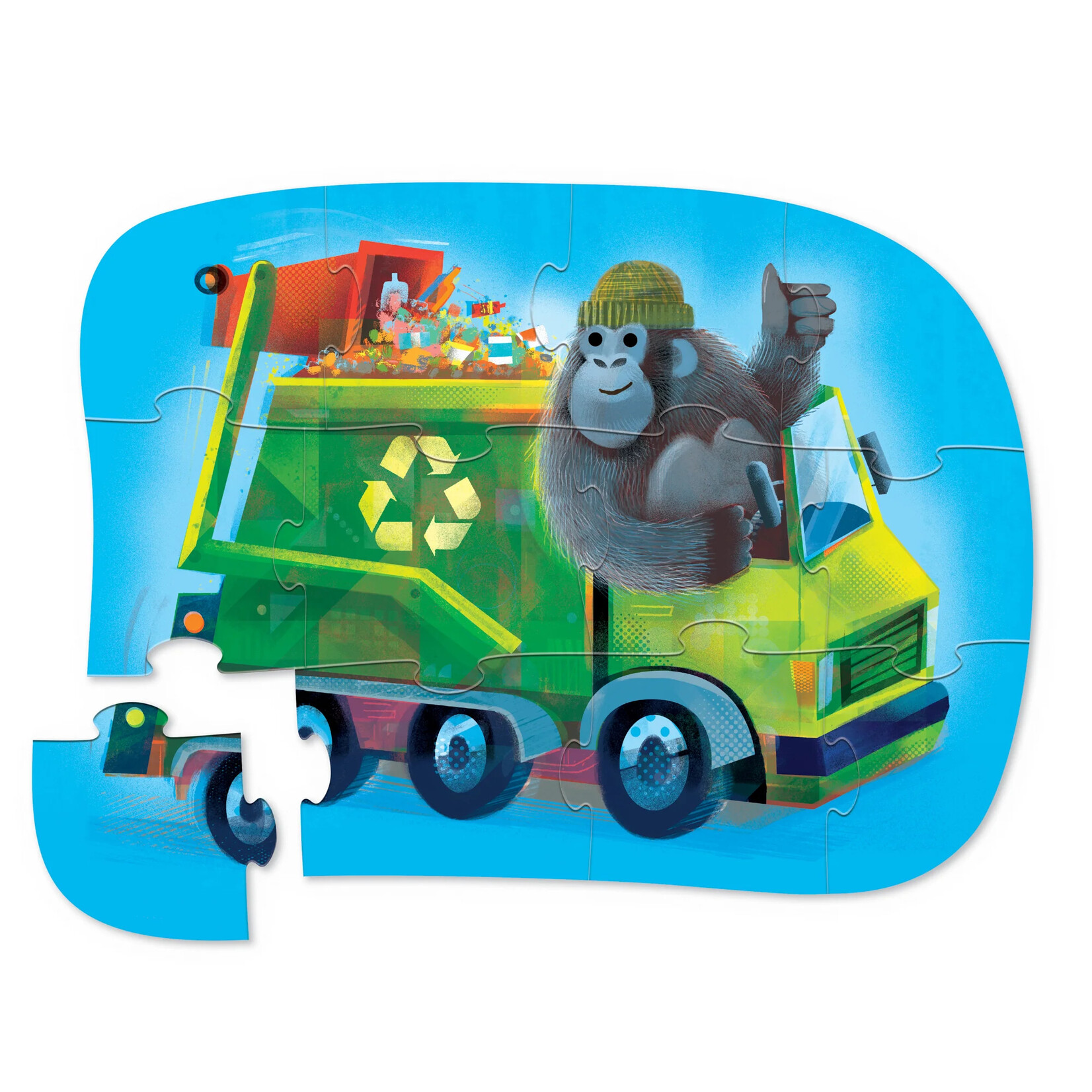 Crocodile Creek Go Gorilla - 12 Piece Puzzle