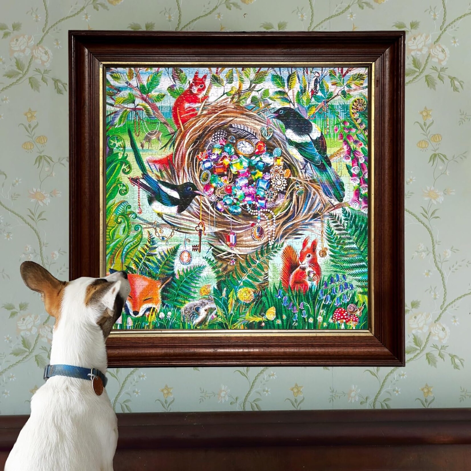 eeboo Wildlife Treasure 1000 Piece Square Puzzle