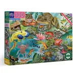 eeboo Love of Amphibians 100 Piece Puzzle