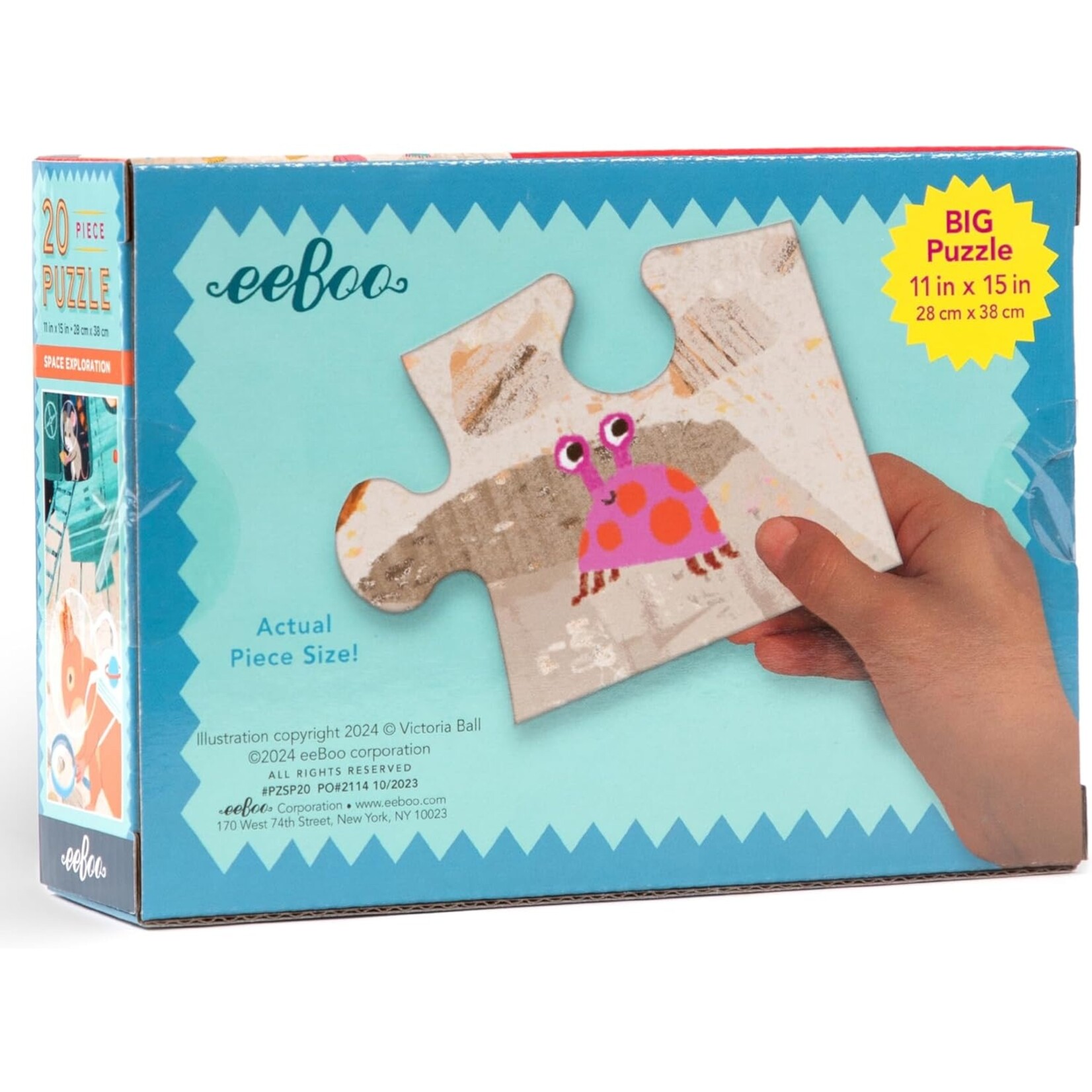 eeboo Space Exploration 20 Piece Puzzle