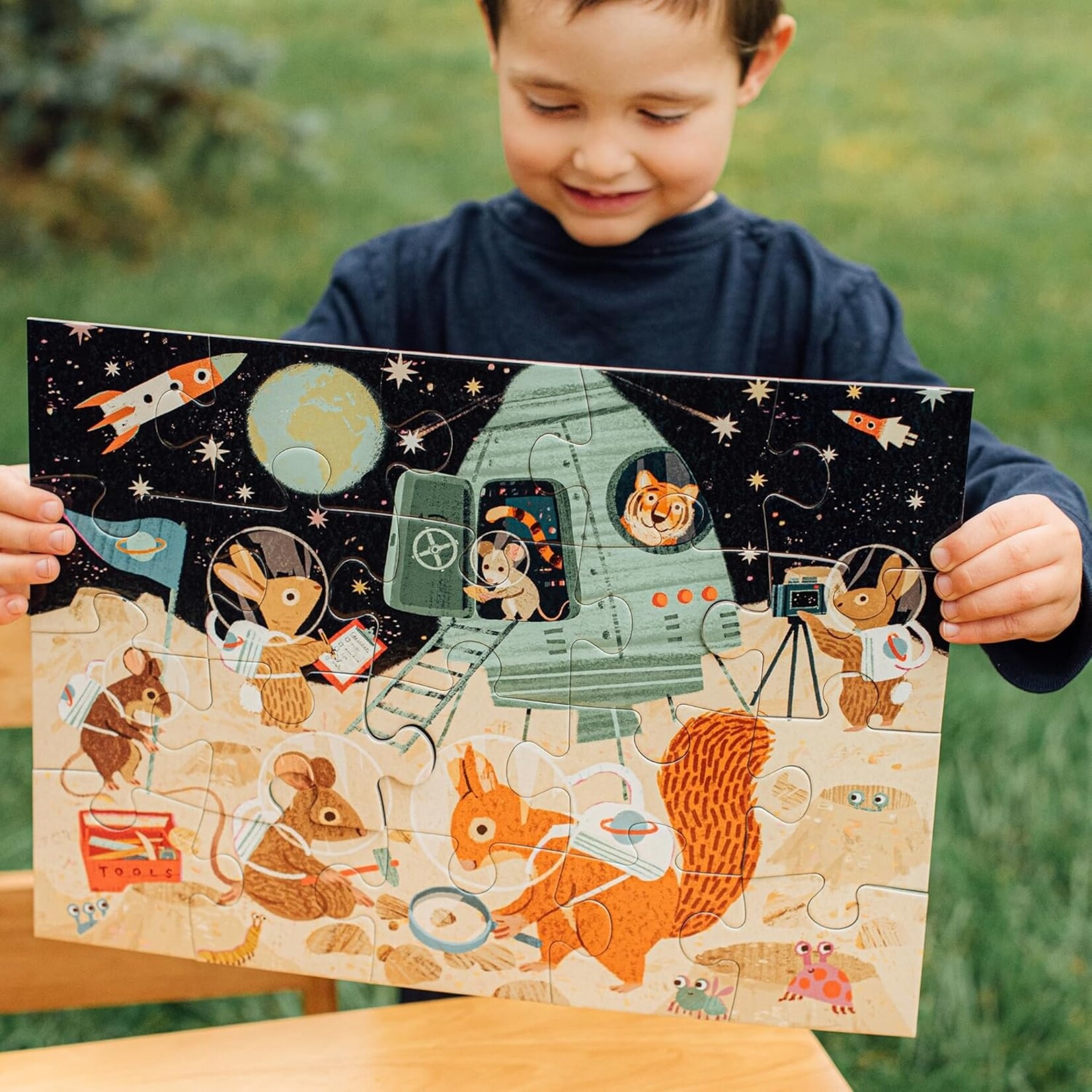 eeboo Space Exploration 20 Piece Puzzle