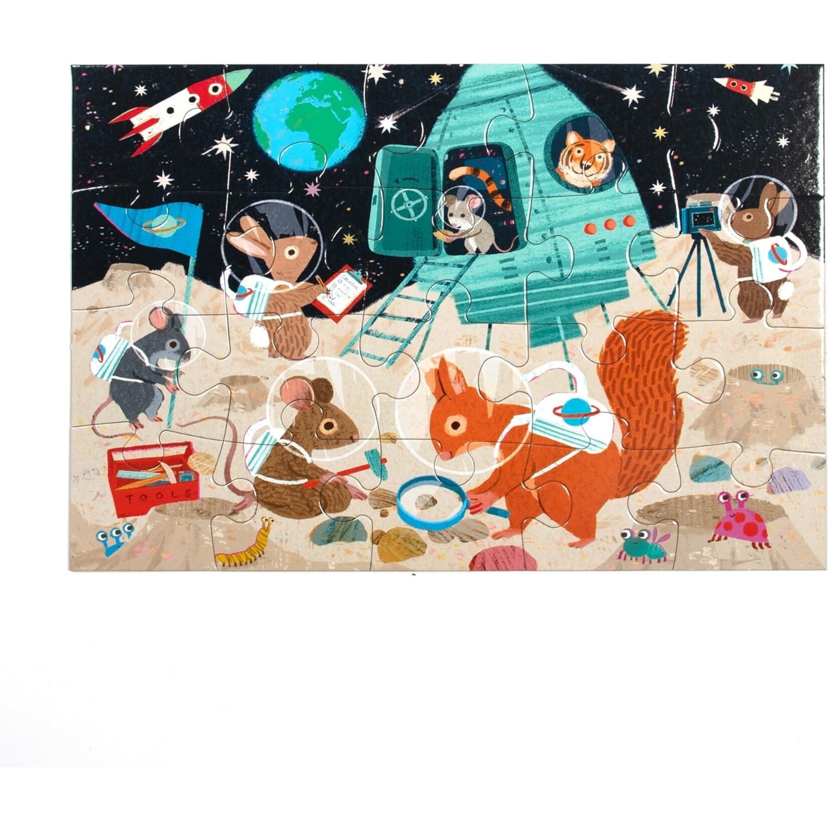 eeboo Space Exploration 20 Piece Puzzle