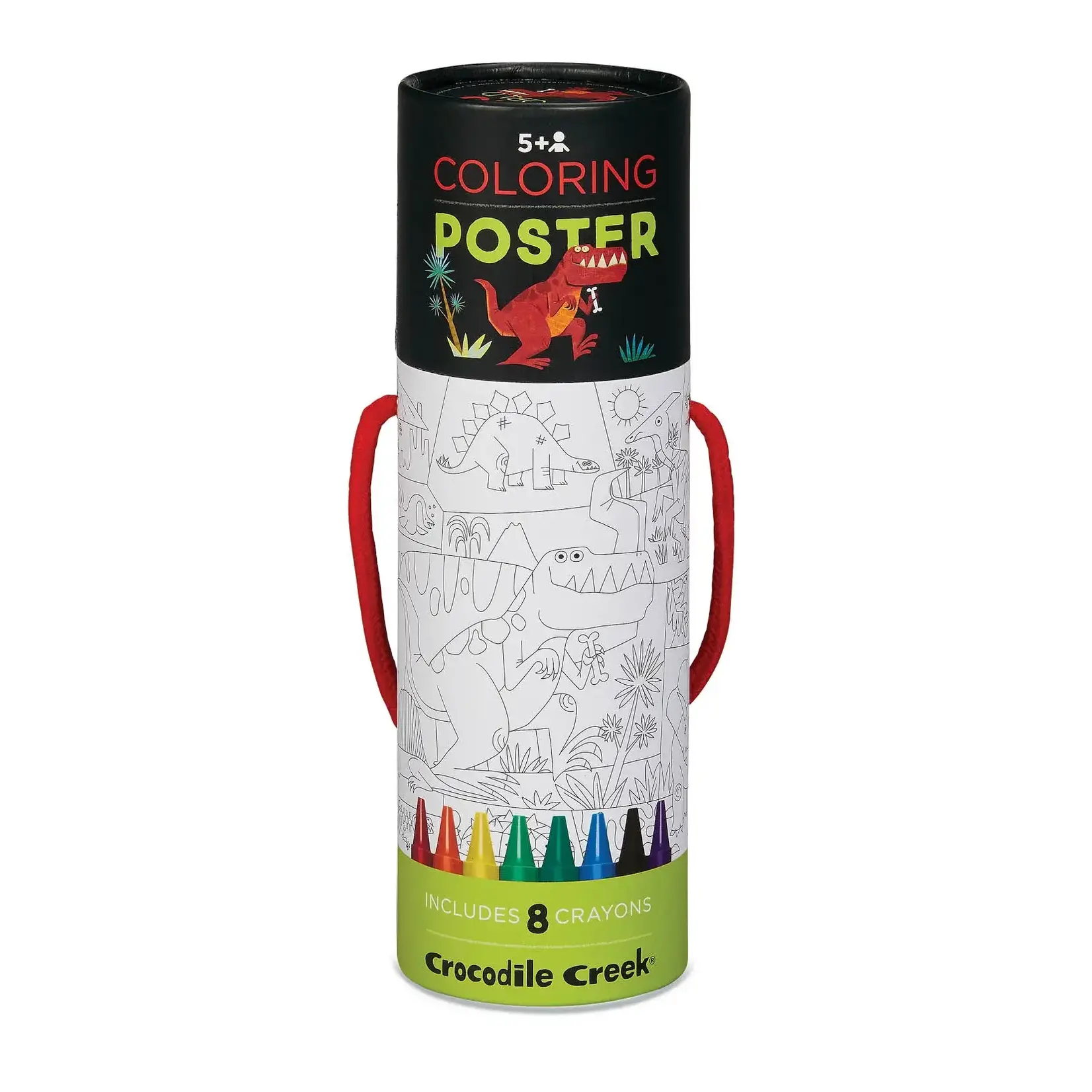 Crocodile Creek Dino World Coloring Art Set