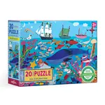 eeboo Sea Exploration 20 Piece Big Puzzle