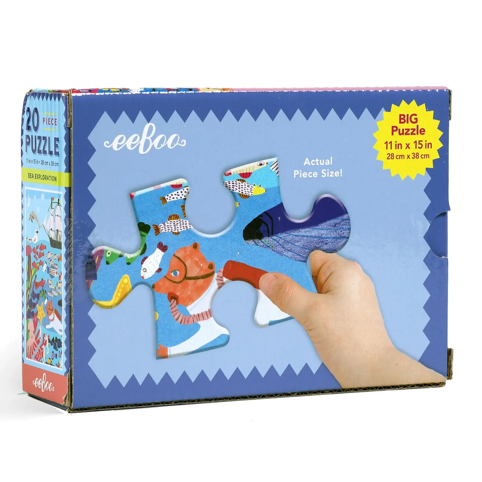 eeboo Sea Exploration 20 Piece Big Puzzle