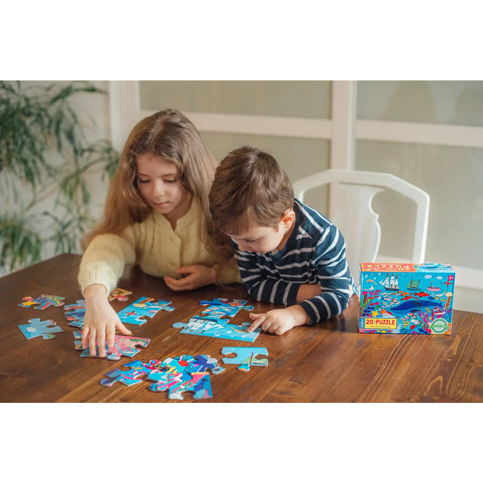 eeboo Sea Exploration 20 Piece Big Puzzle