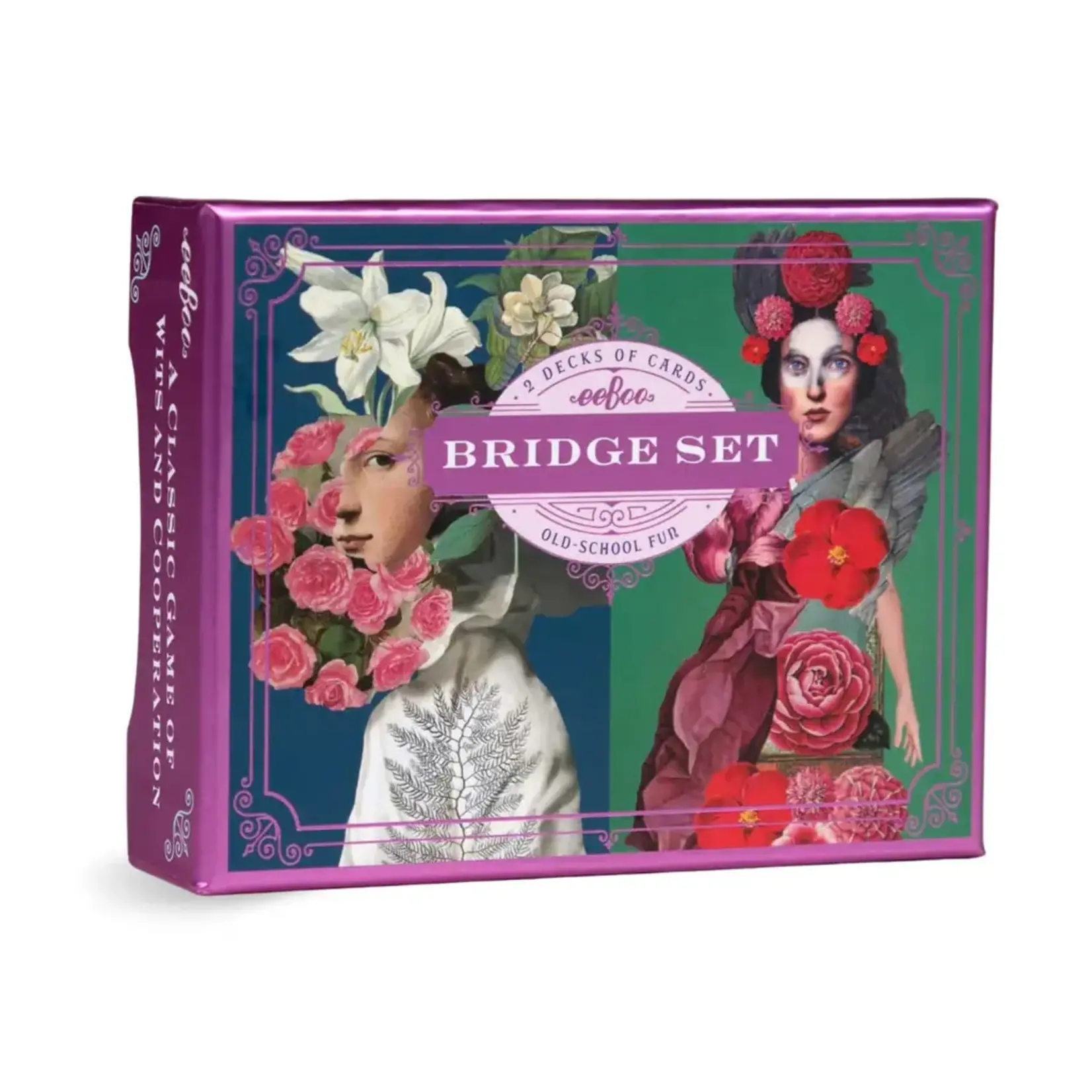 eeboo Bridge 2-Deck Card Set - Sarah's From the Garden