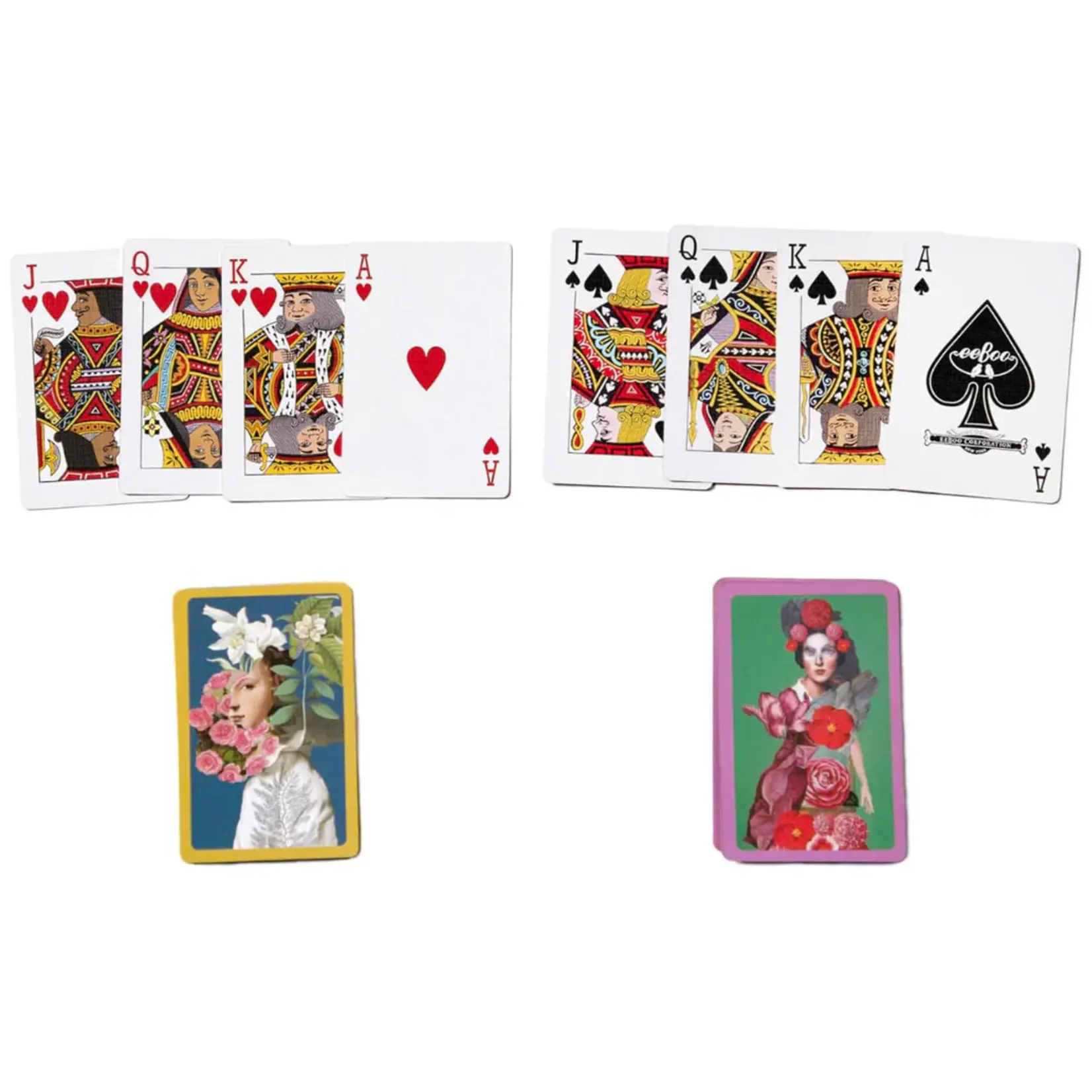 eeboo Bridge 2-Deck Card Set - Sarah's From the Garden