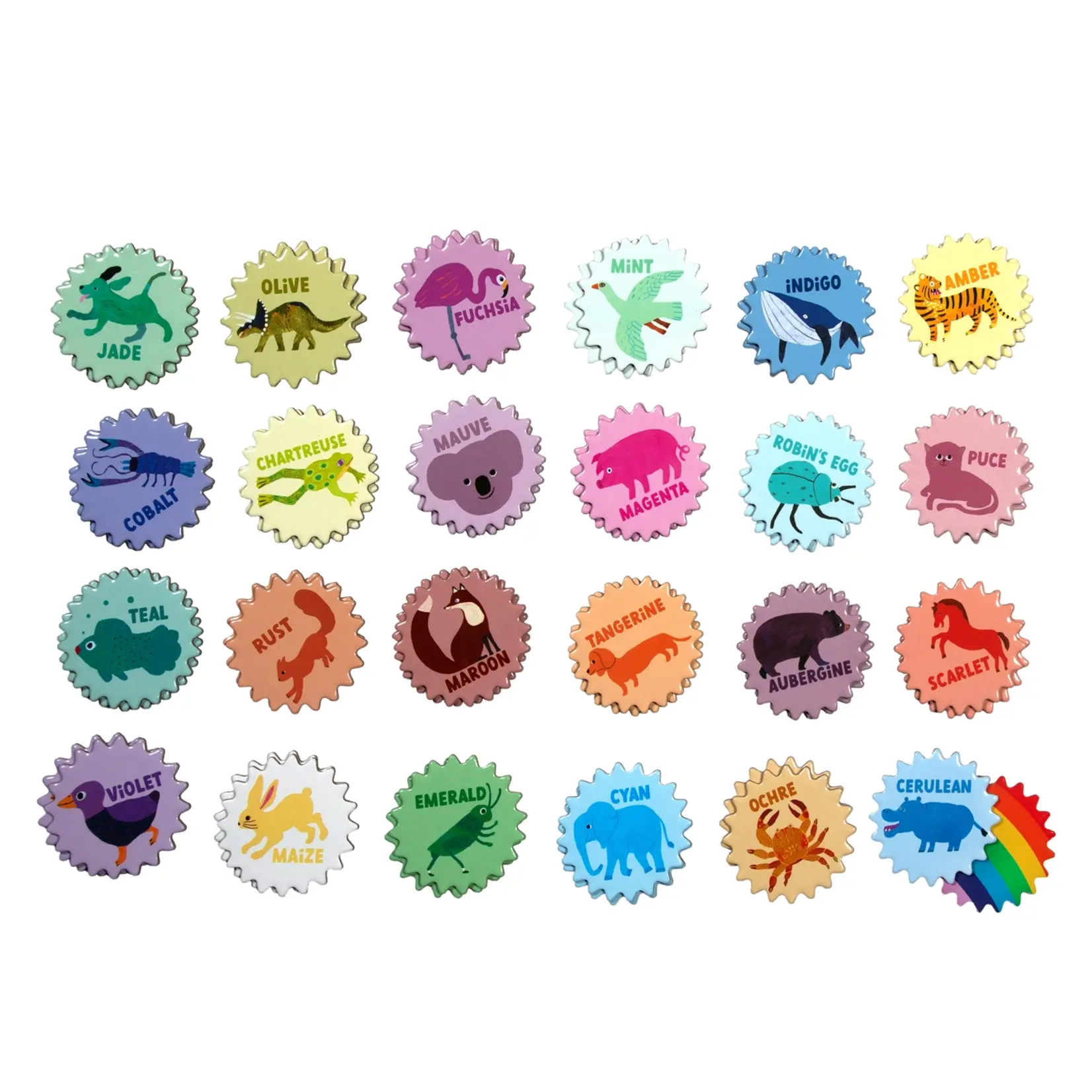 eeboo Rainbow Memory Matching Game