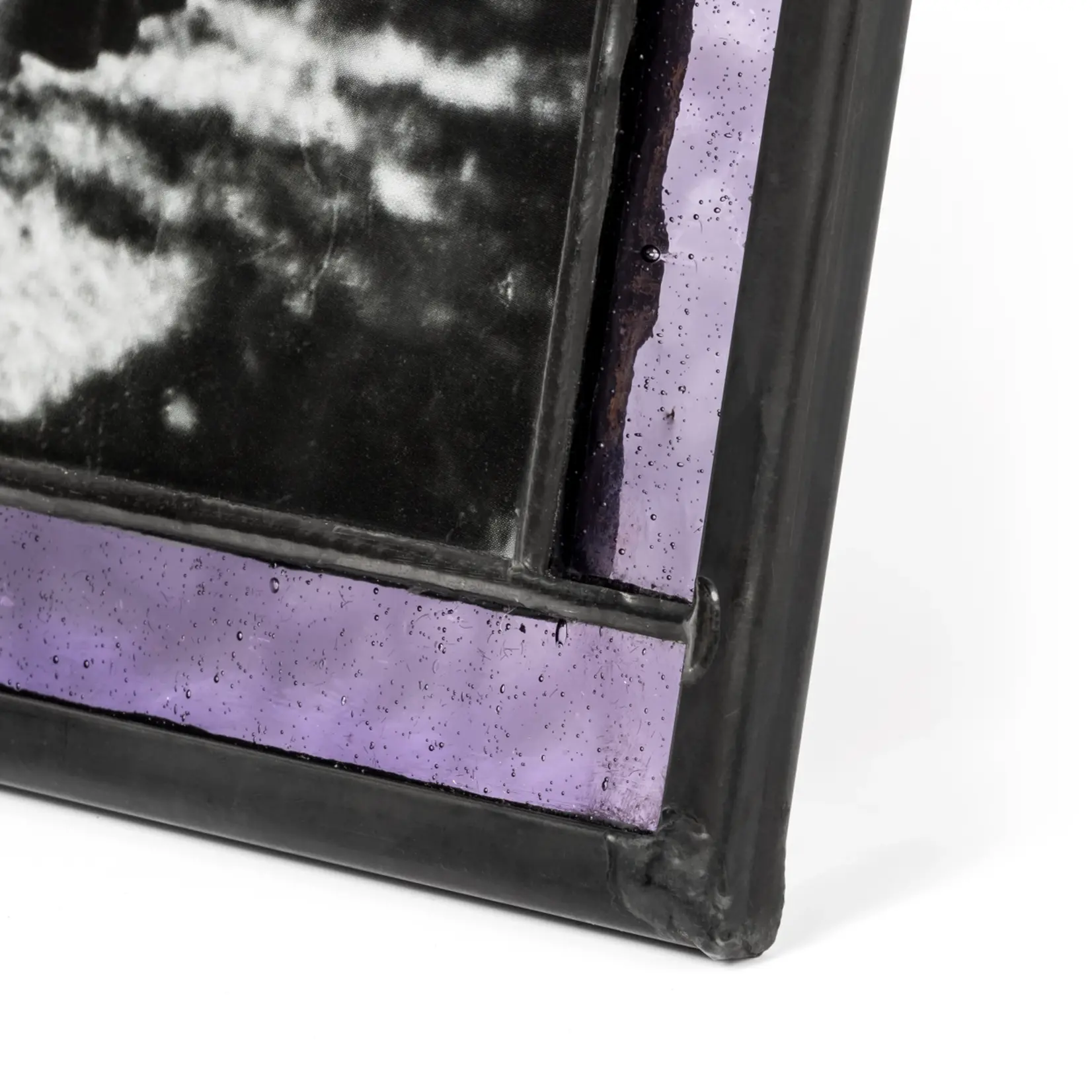 Purple Stained Glass Picture Frame