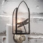 Stained Glass Dragonfly Night Light