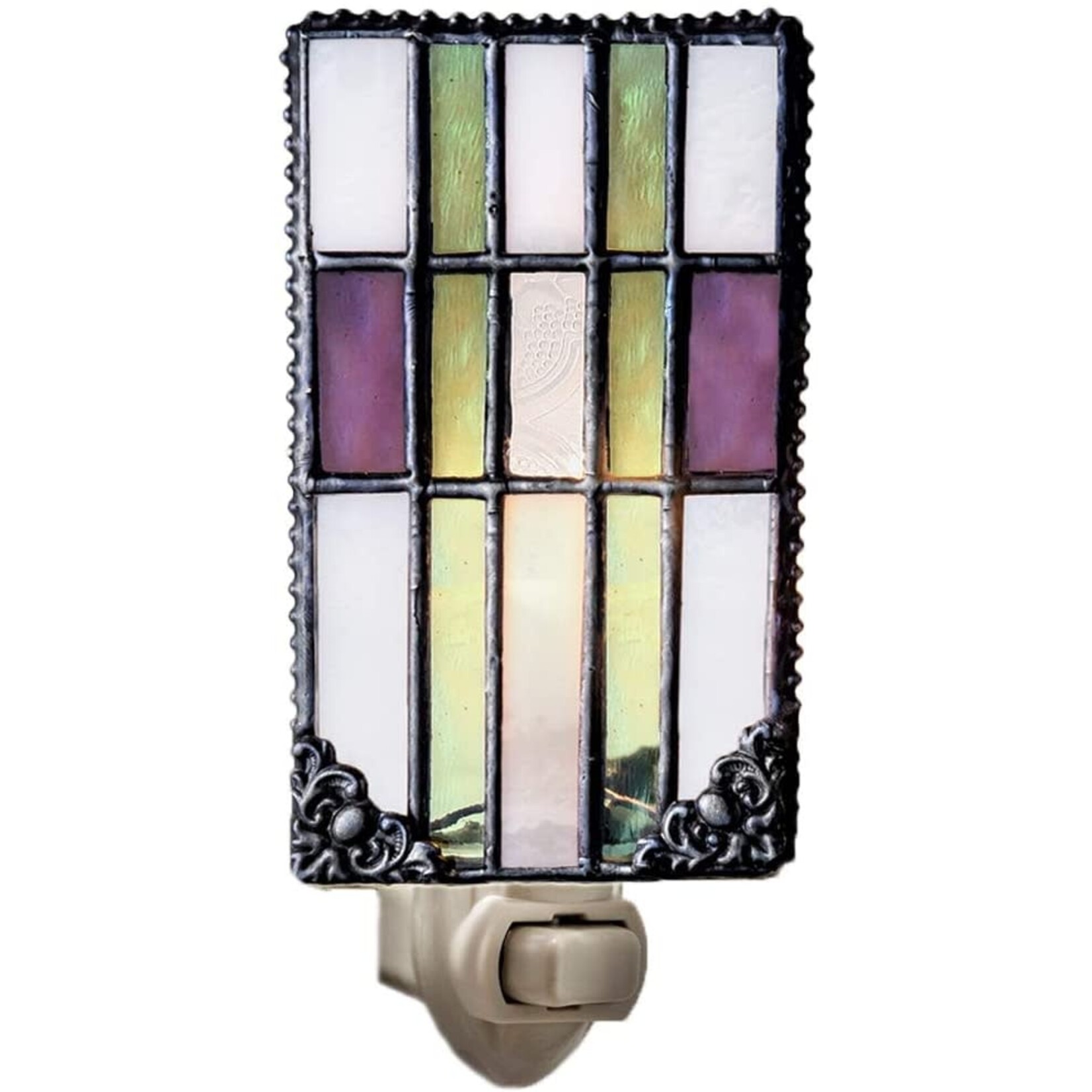Stained Glass Mission Style Night Light