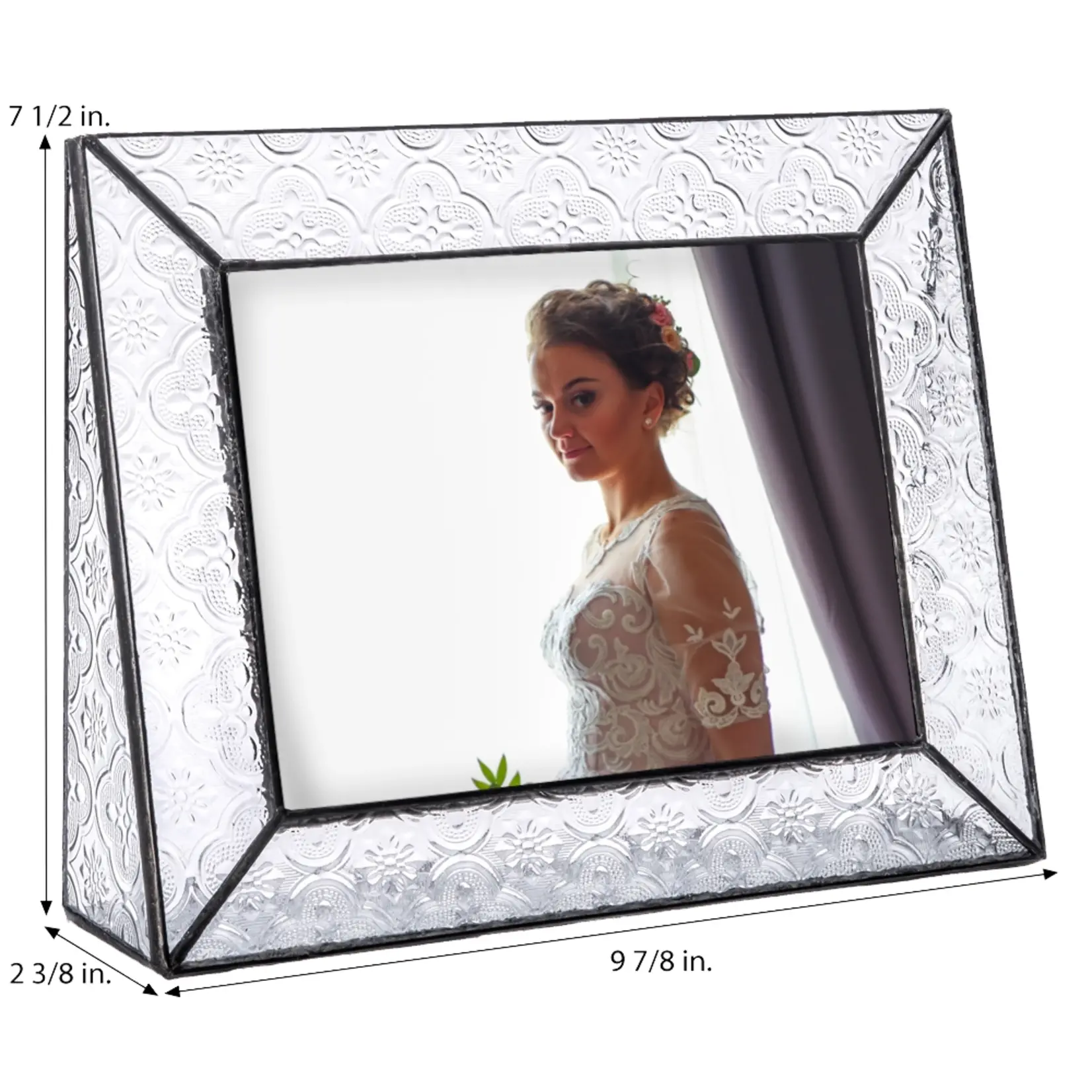 Vintage Glass Picture Frame