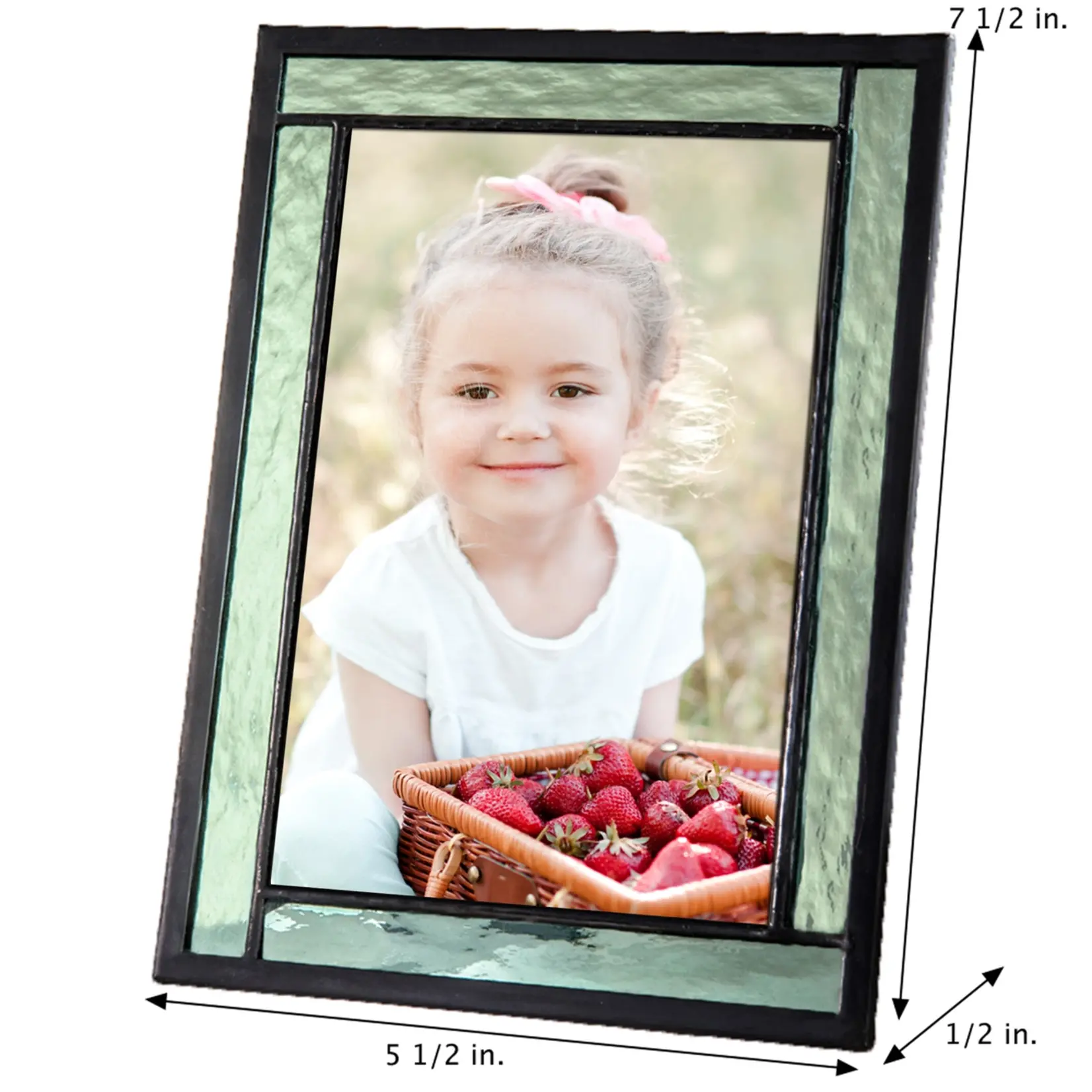 Green Stained Glass Picture Frame