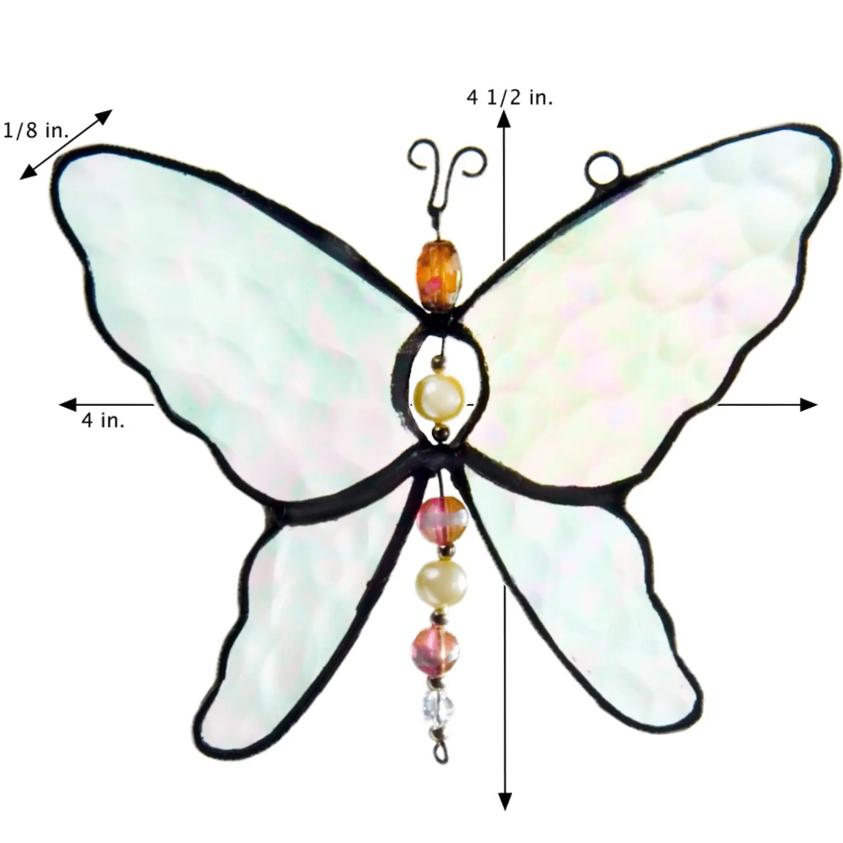 Stained Glass Butterfly Ornament