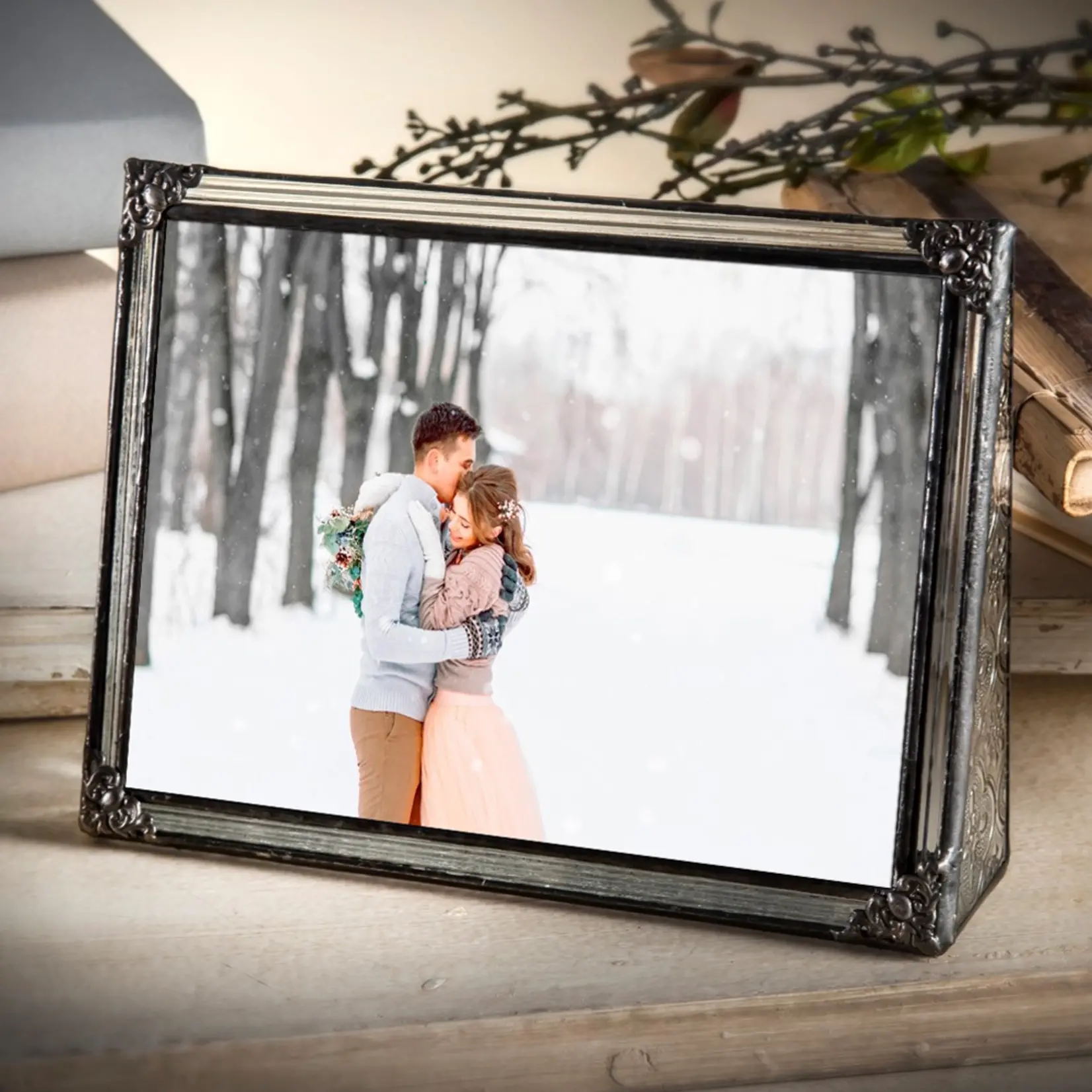 Flute & Vintage Picture Frames with Filigree Corners