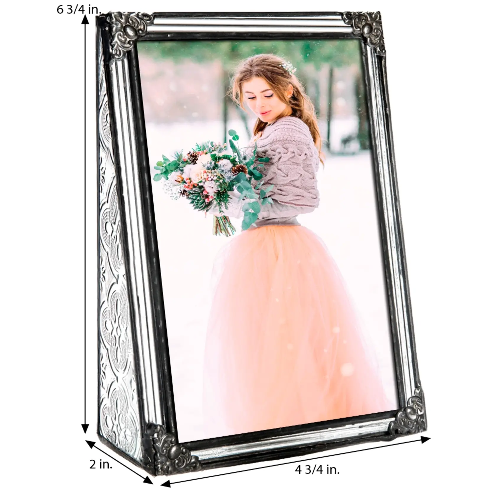 Flute & Vintage Picture Frames with Filigree Corners