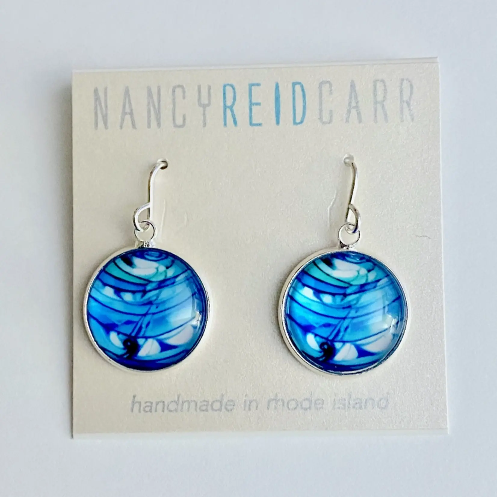 Drop Earrings - Abstract Collection - Blue
