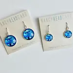 Drop Earrings - Abstract Collection - Blue (2 size options)