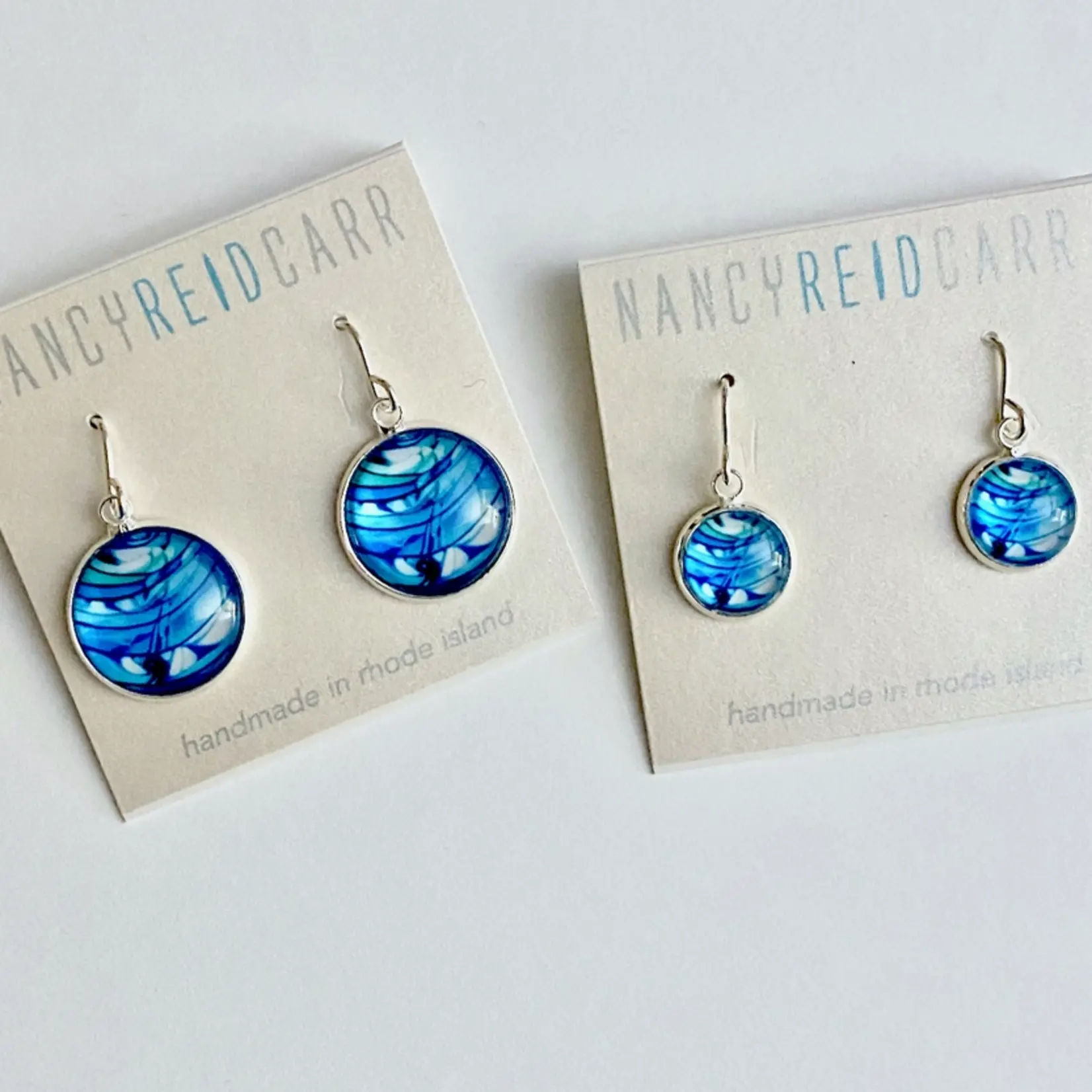 Drop Earrings - Abstract Collection - Blue