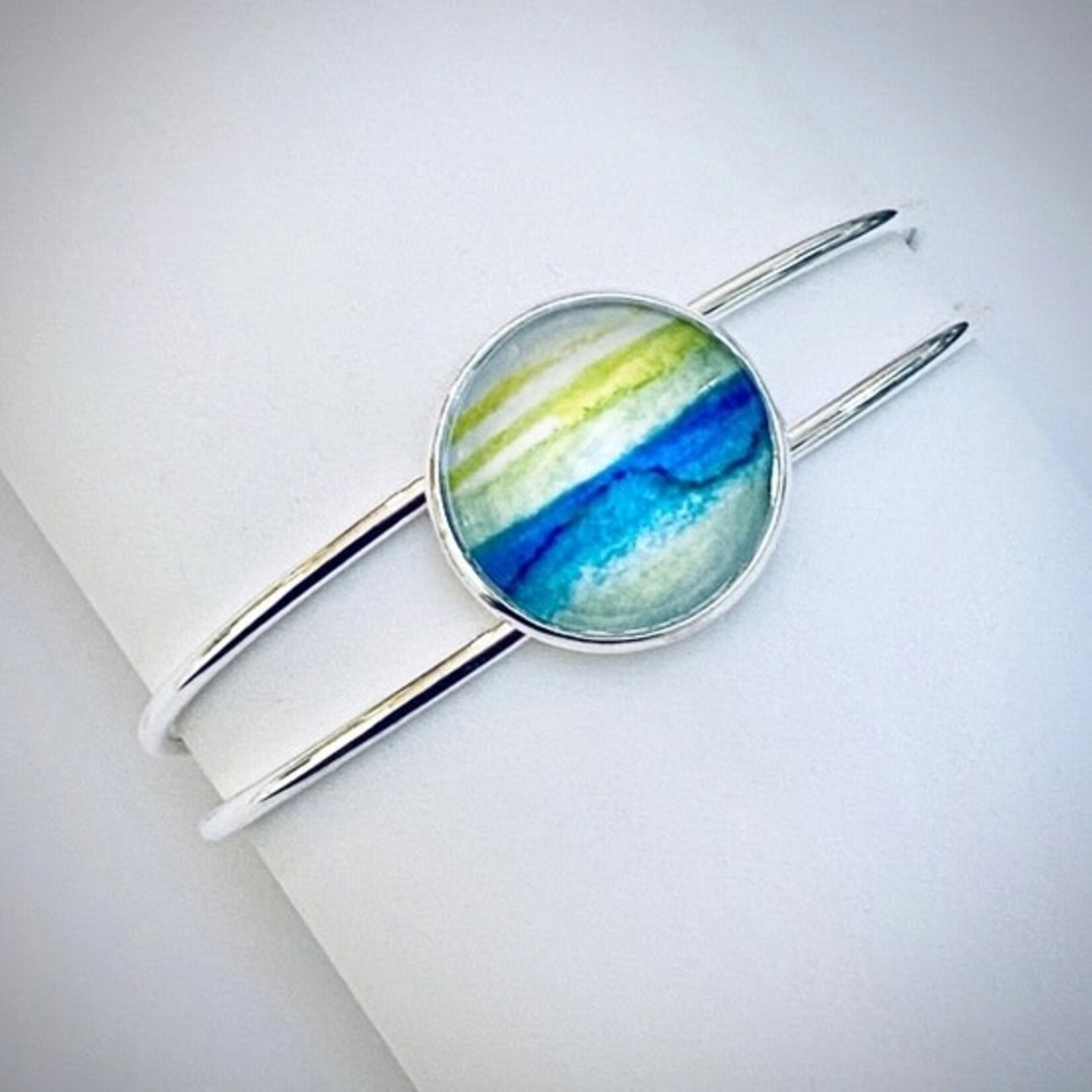 Watercolor Bracelet Bangle - Bright Horizon