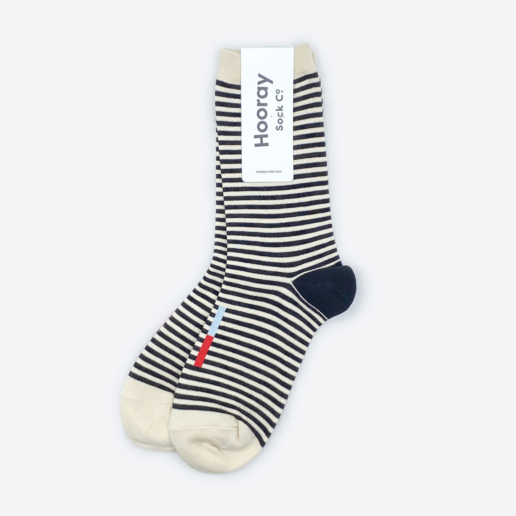 Cole Black & White Striped Socks (2 size options)