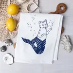 Purrmaid Flour Sack Tea Towel