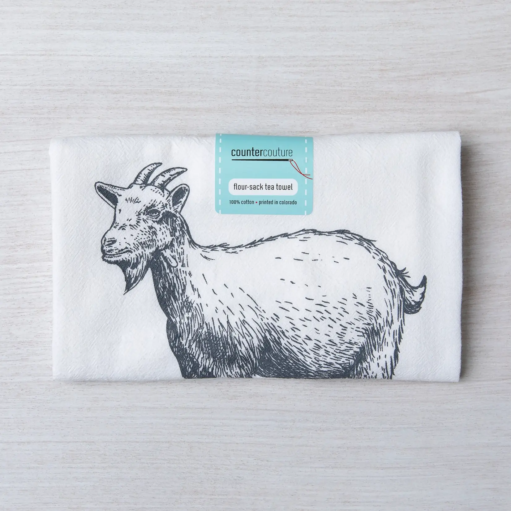 Goat Flour Sack Tea Towel