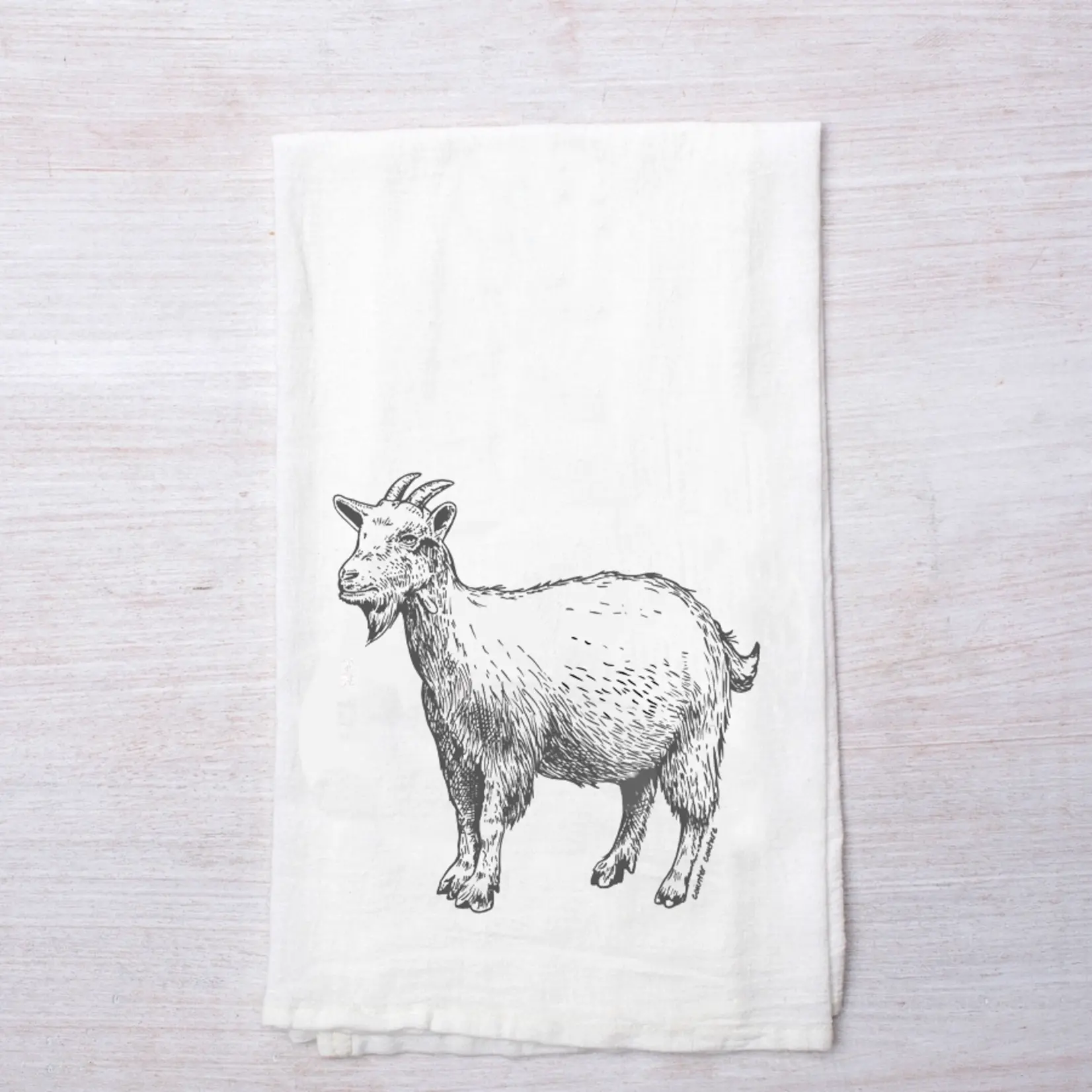 Goat Flour Sack Tea Towel