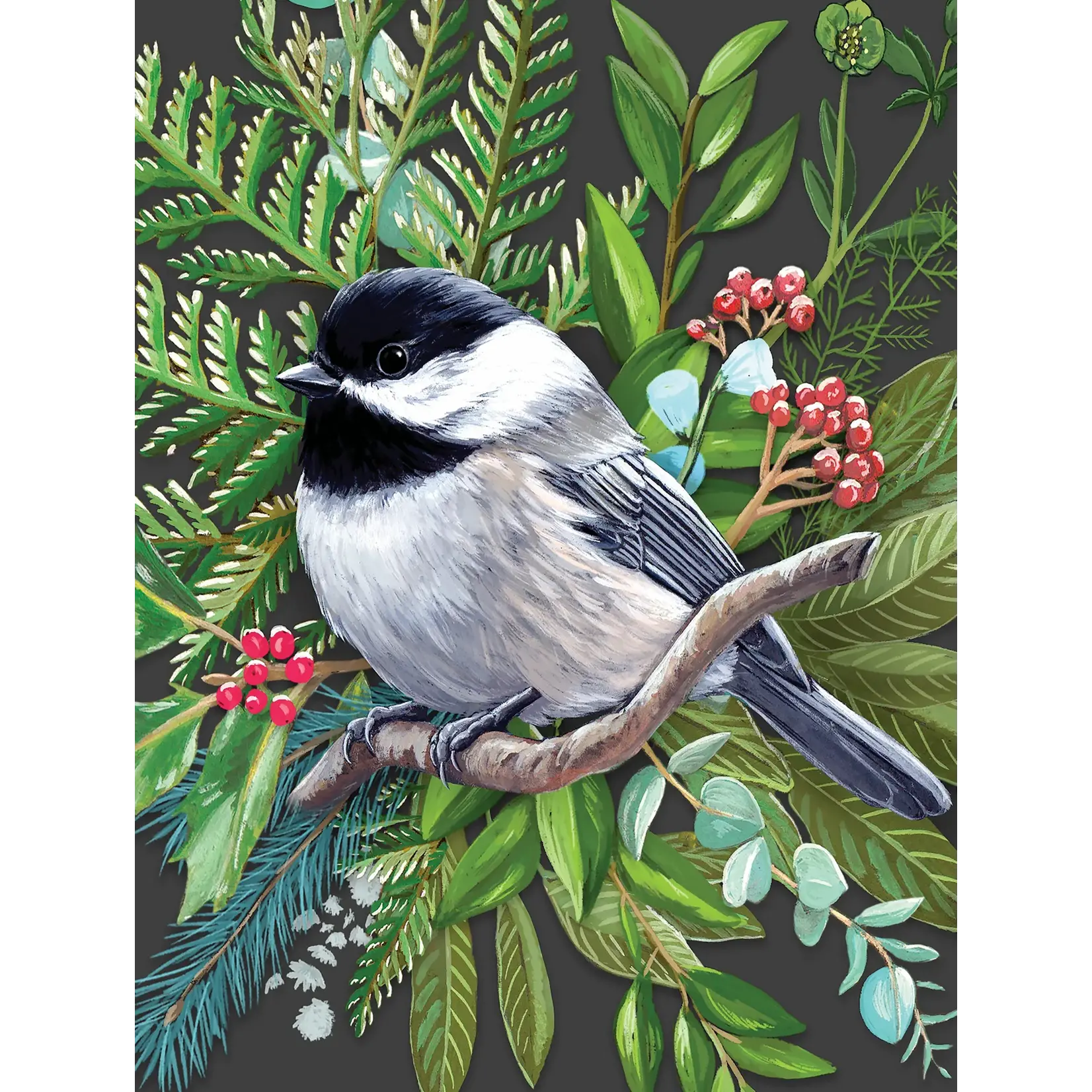 Black-capped Chickadee 500 Piece Puzzle
