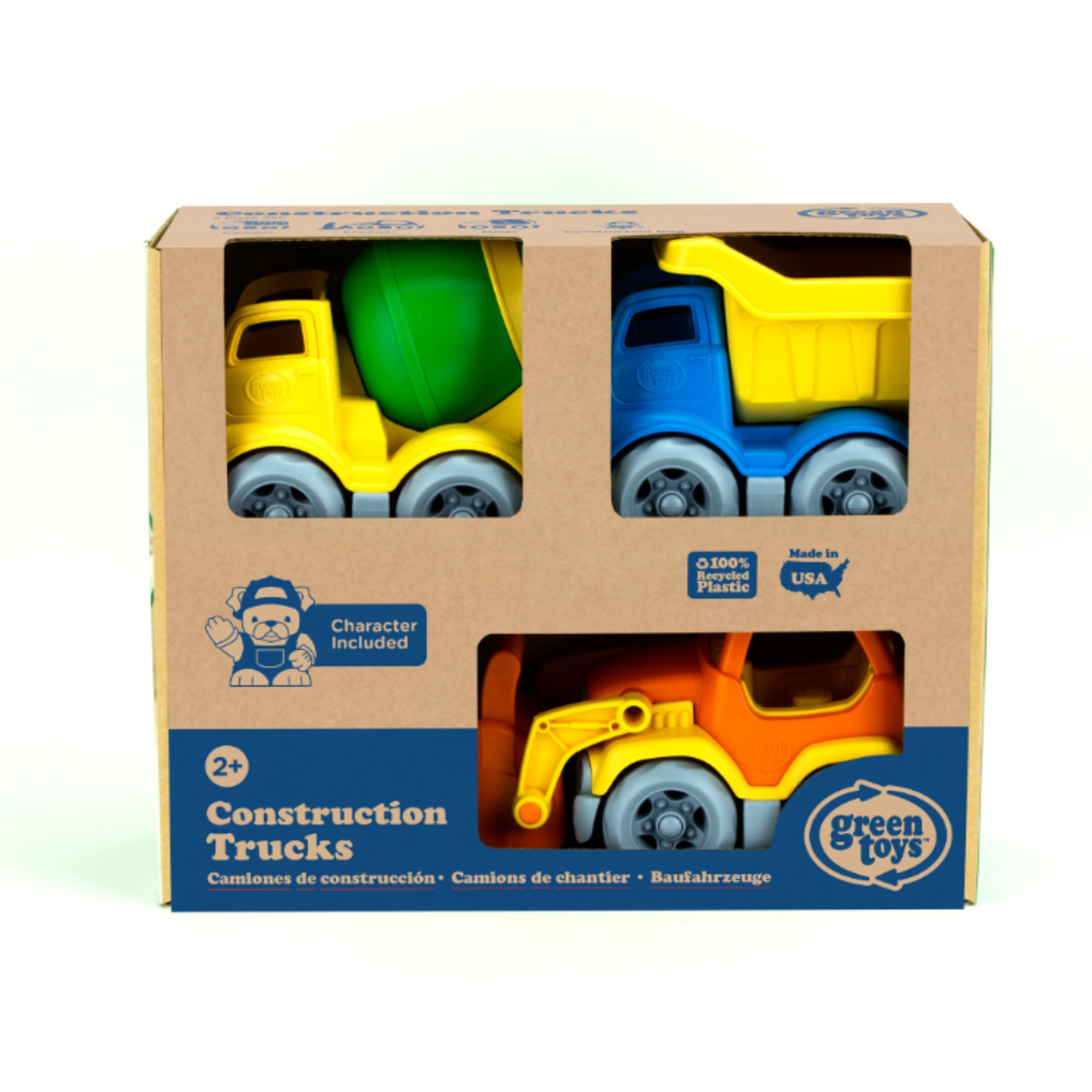 Green Toys - Construction Vehicle, 3 Pack