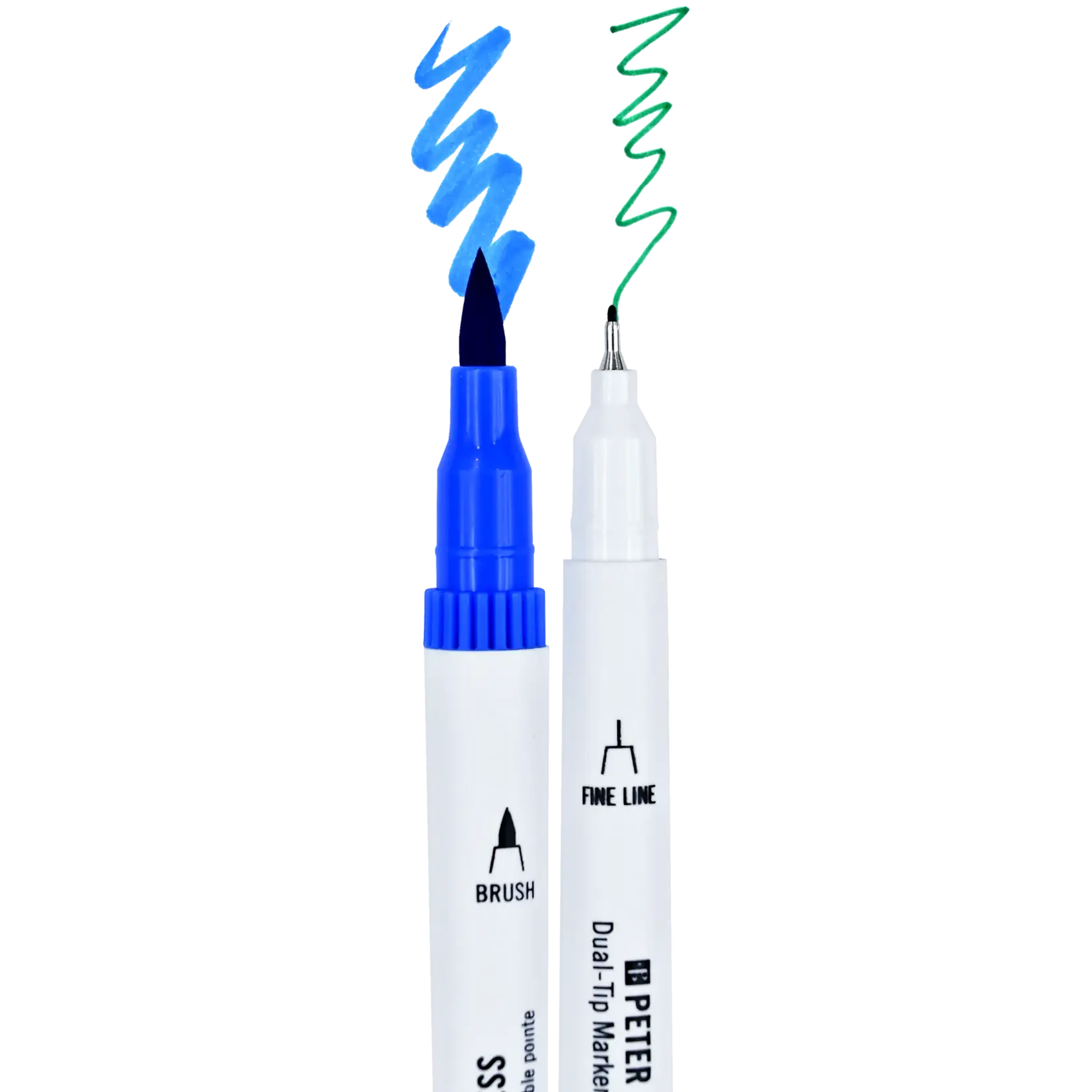 Peter Pauper Press Studio Series Dual-Tip Coloring Markers (set of 60)